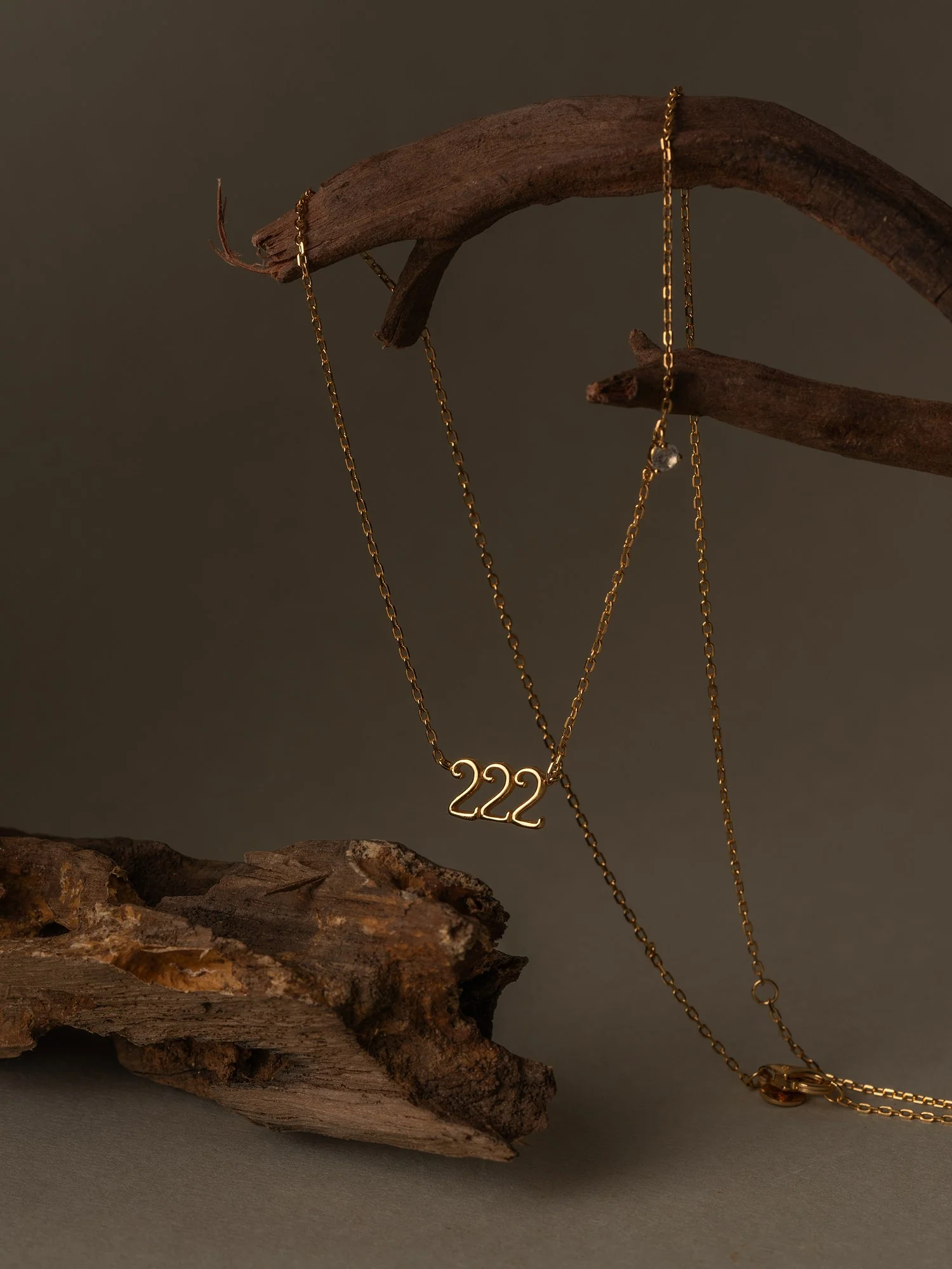 222 Angel Number Choker with Moonstone - Image 4