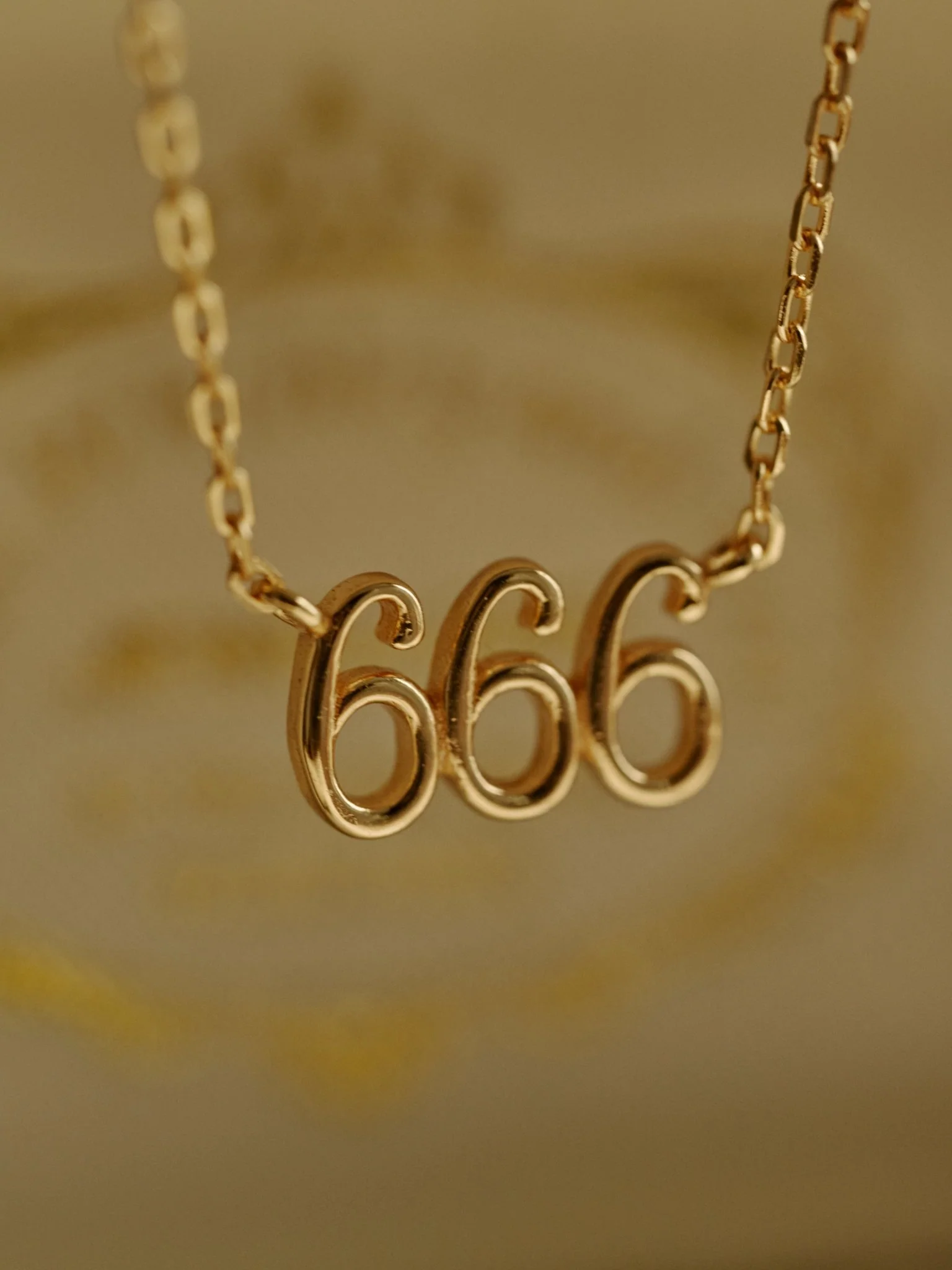 666 Angel Number Choker with Rose Quartz - Image 3