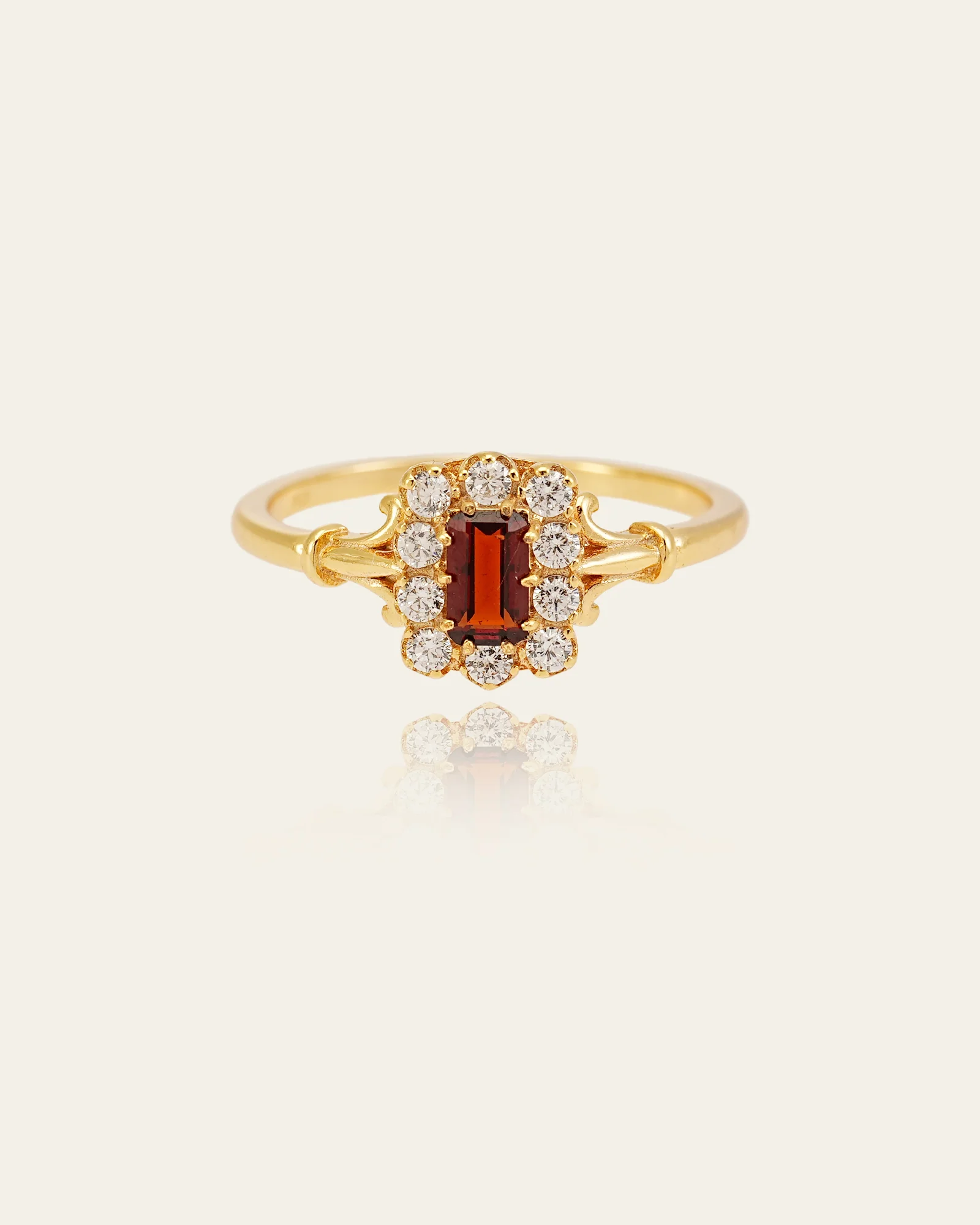 Adeline Garnet Ring - Image 13