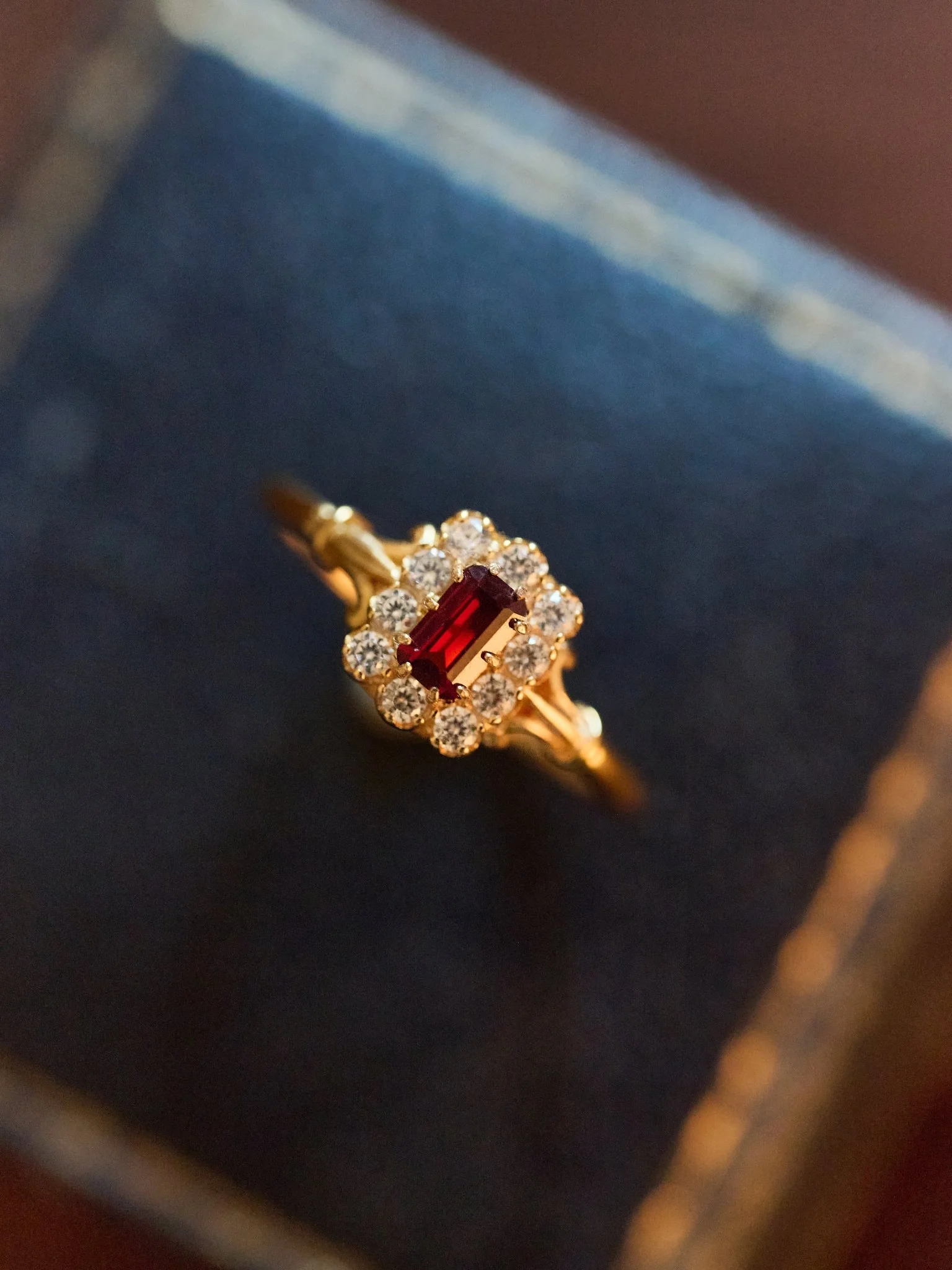 Adeline Garnet Ring - Image 6