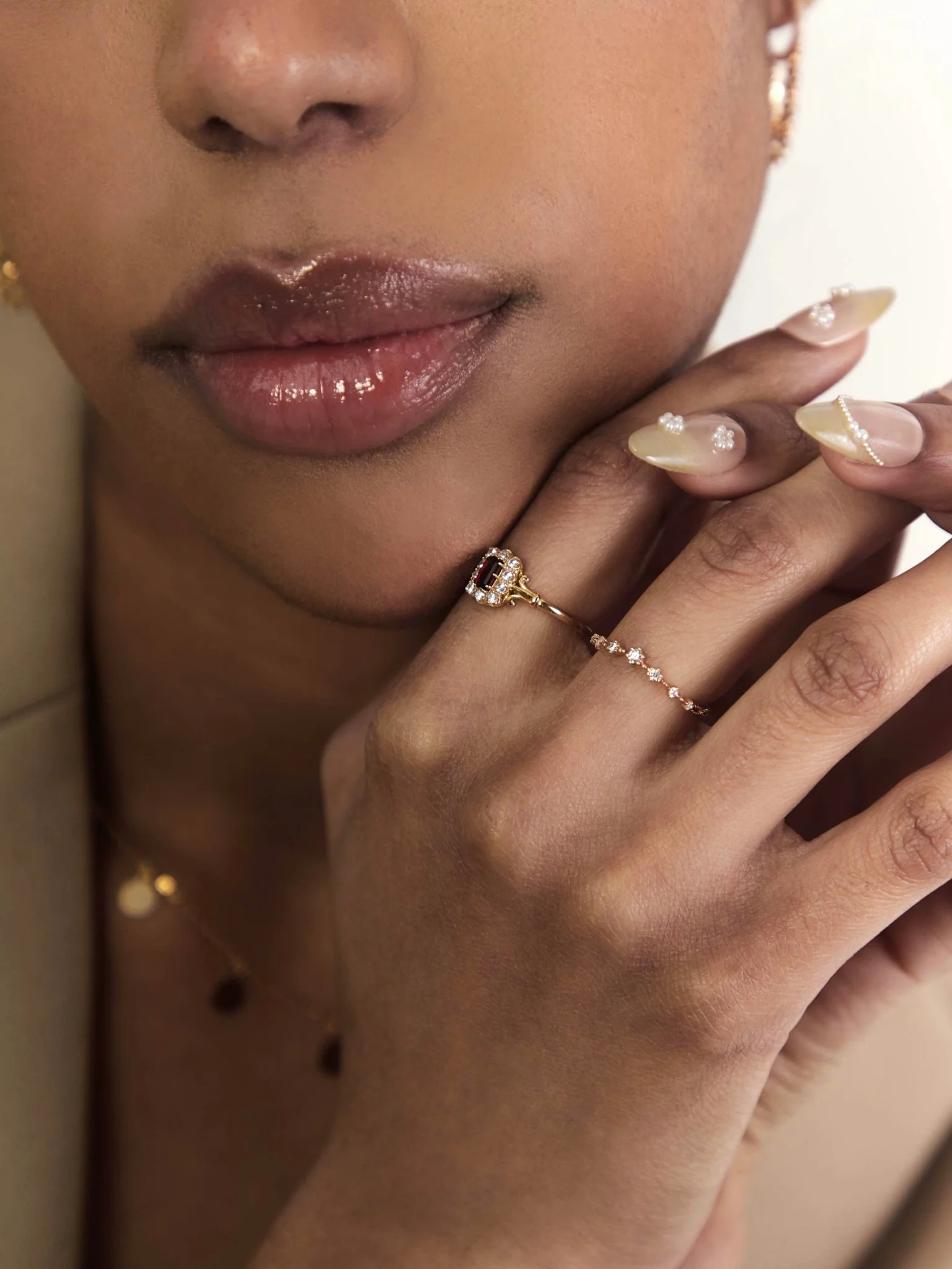 Adeline Garnet Ring - Image 8
