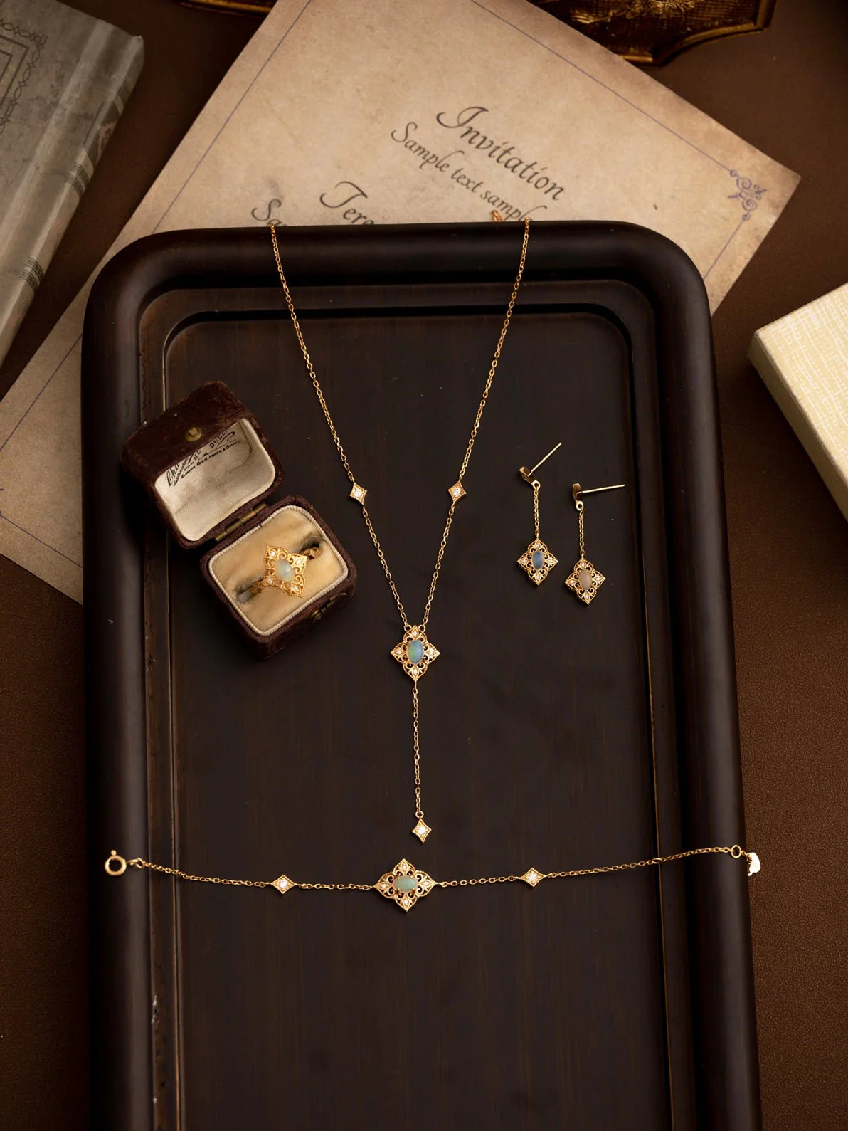 Aurielle Opal Jewelry Set - Image 4