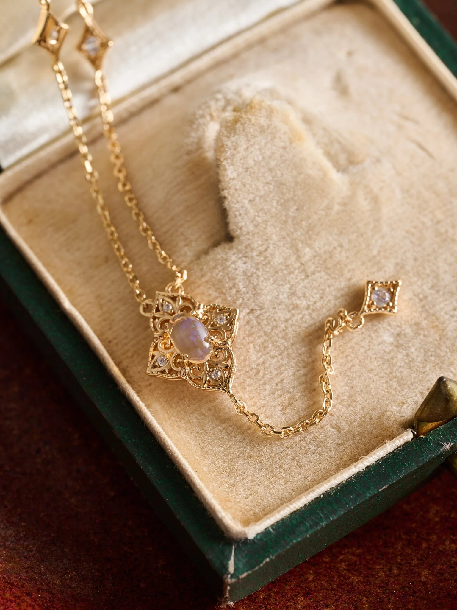 Aurielle Opal Long Necklace - Image 4