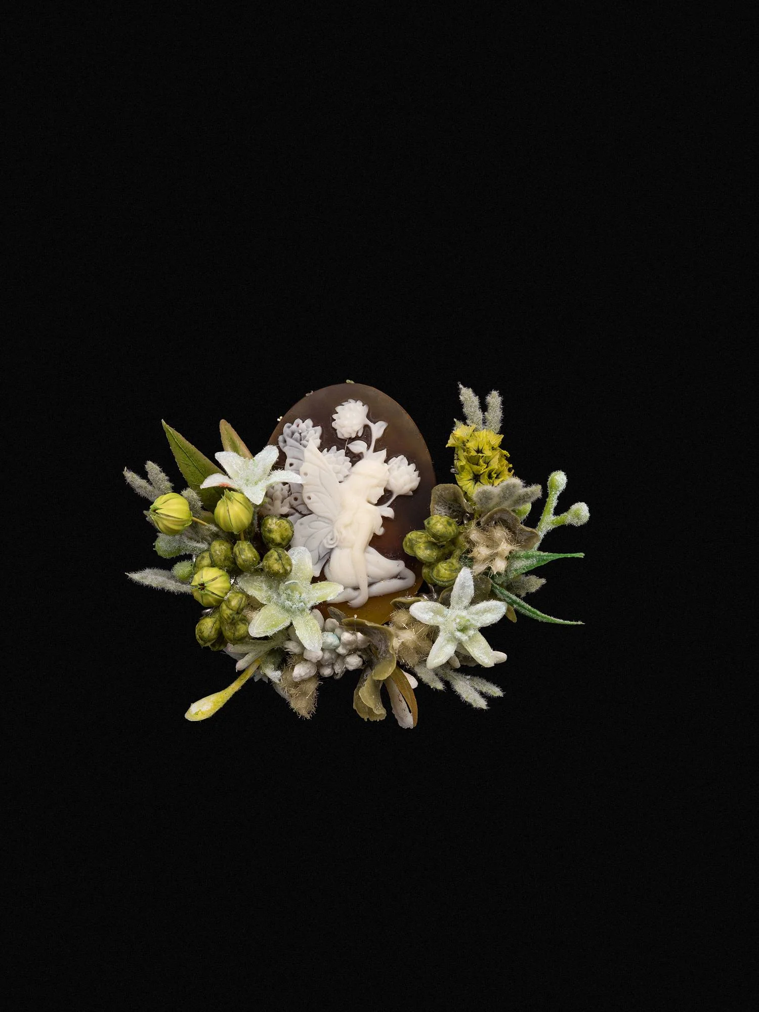 Peony Birth Flower Corsage Ring - Image 2