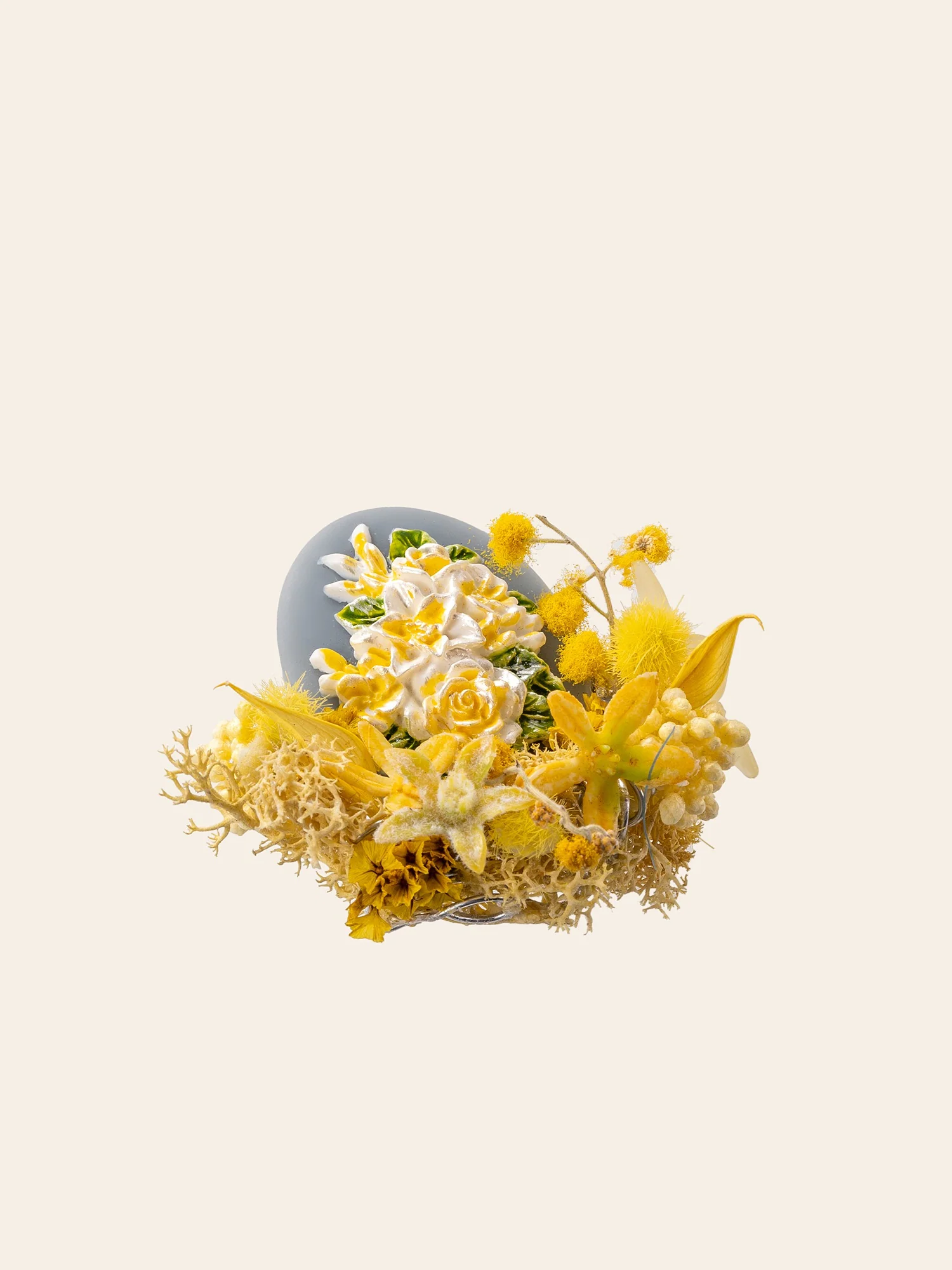 Freesia Birth Flower Corsage Ring