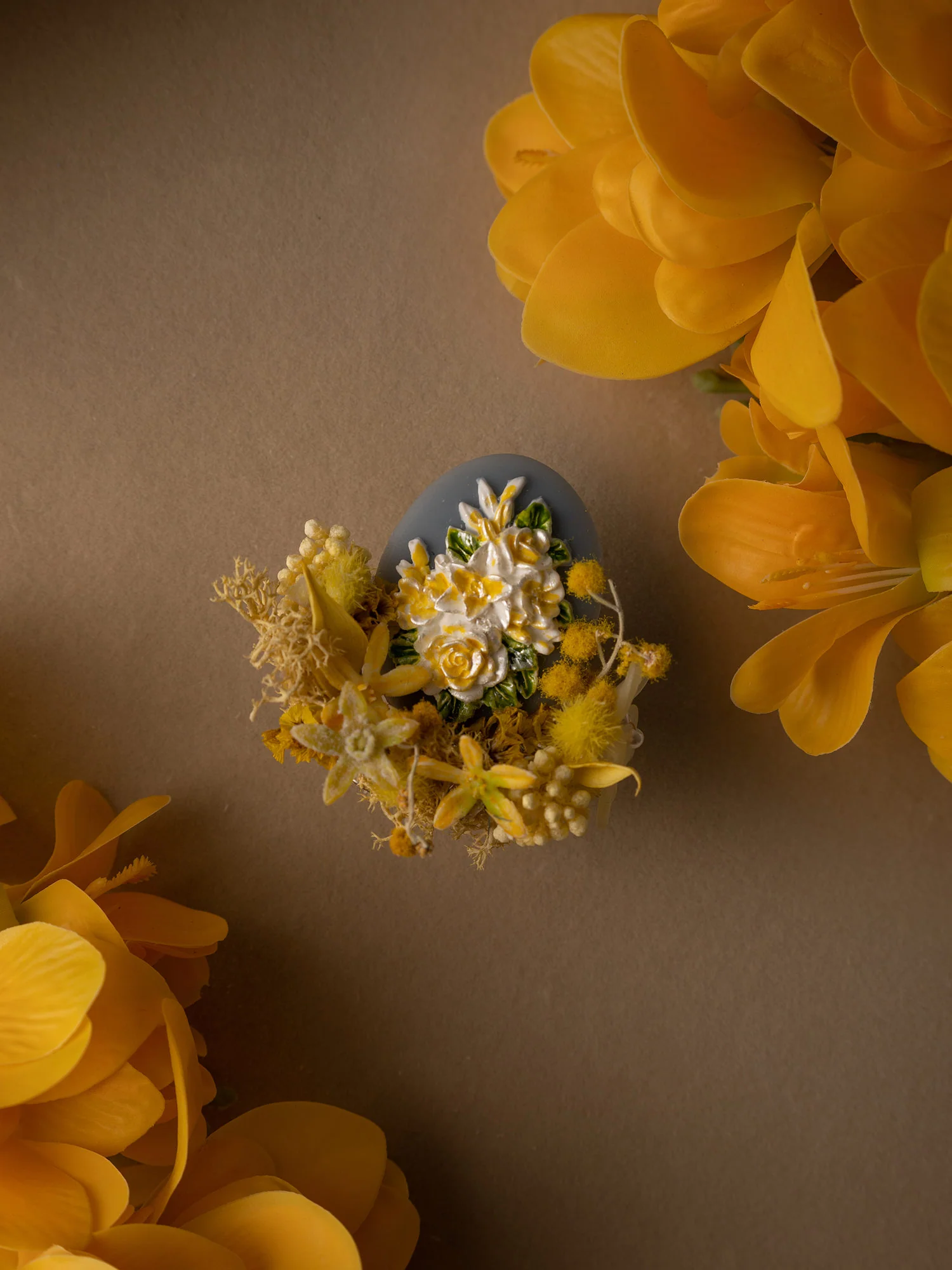 Freesia Birth Flower Corsage Ring - Image 3