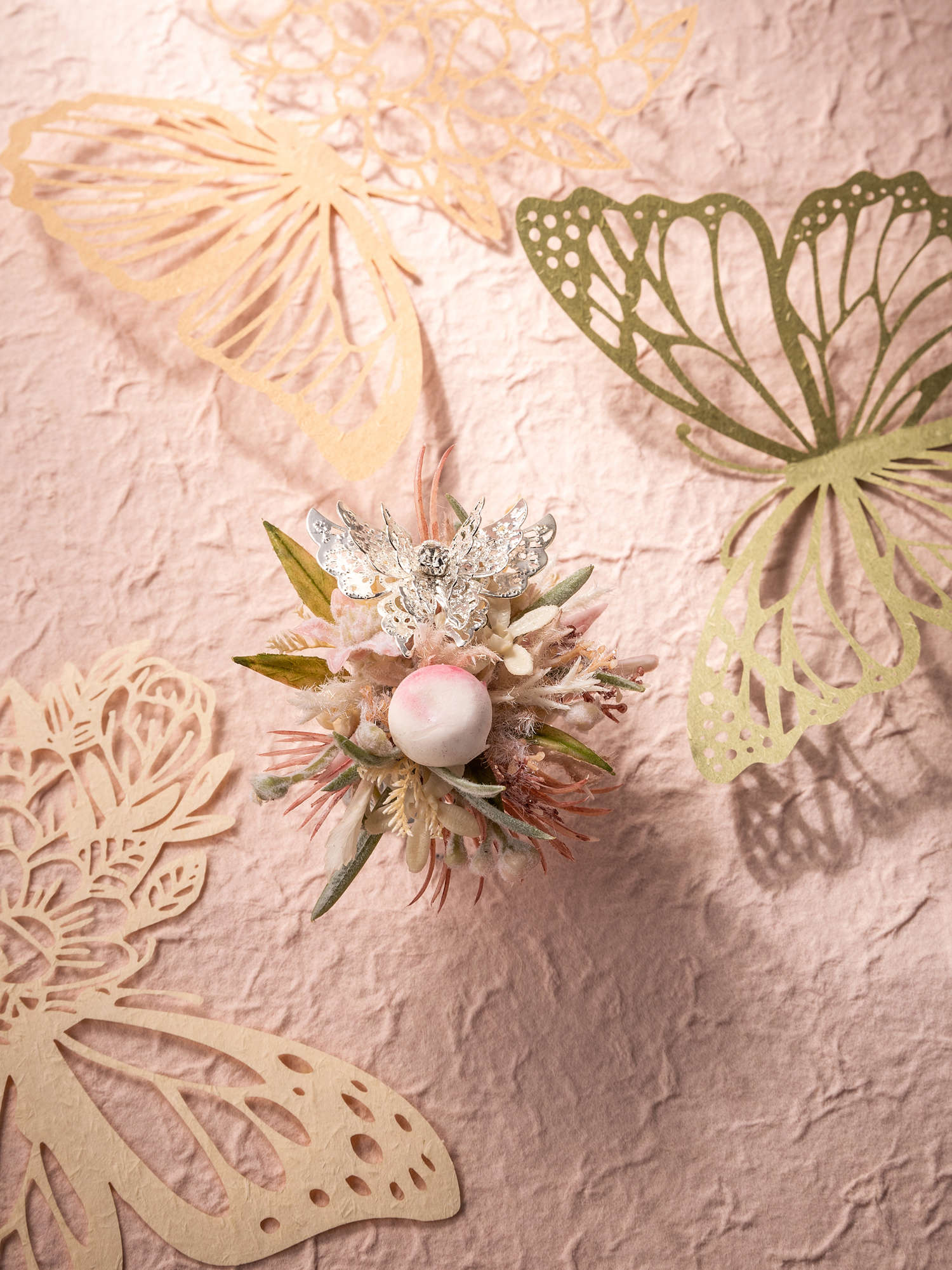 Butterfly Flower Corsage Ring - Image 4