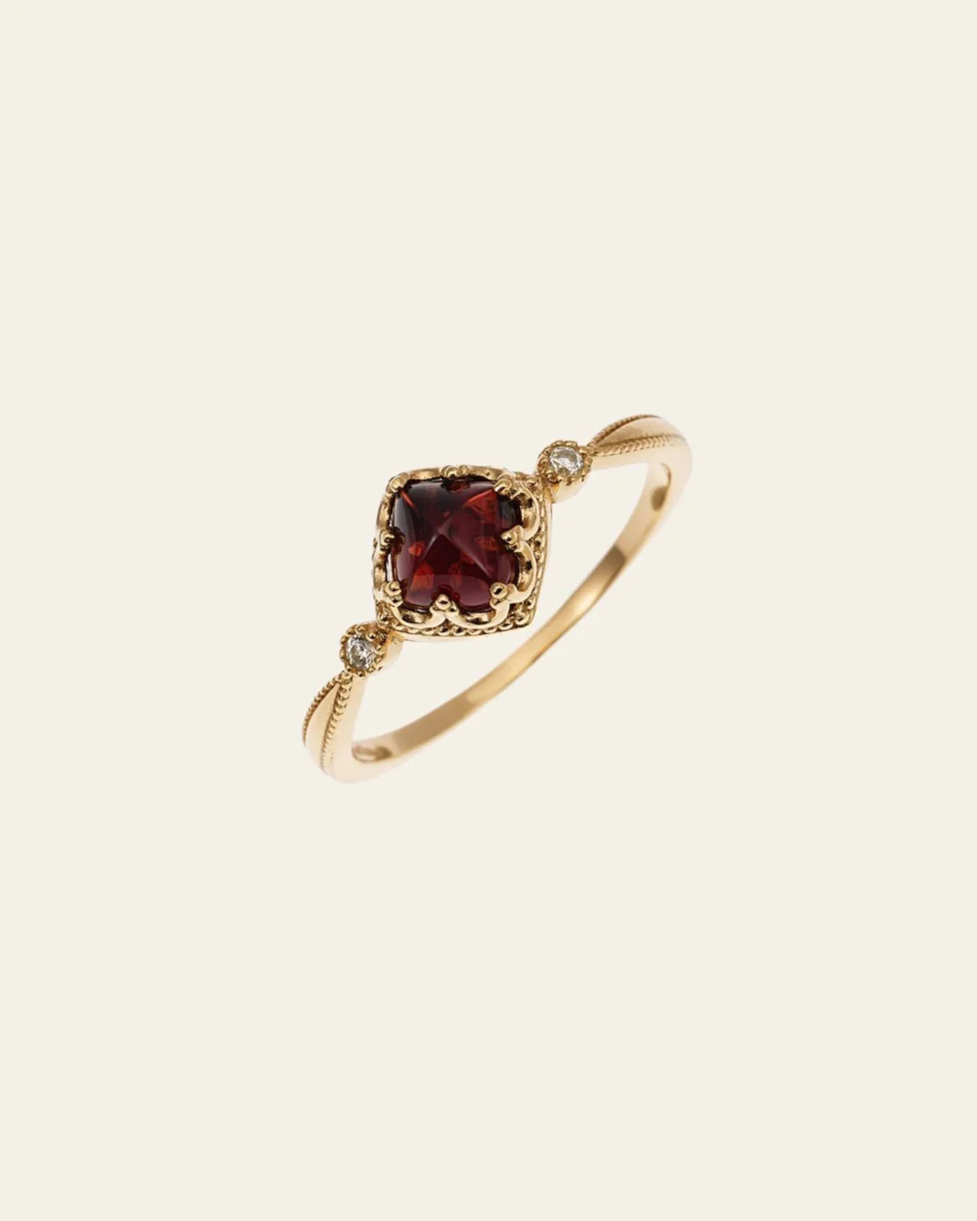 Carena Garnet Ring - Image 5