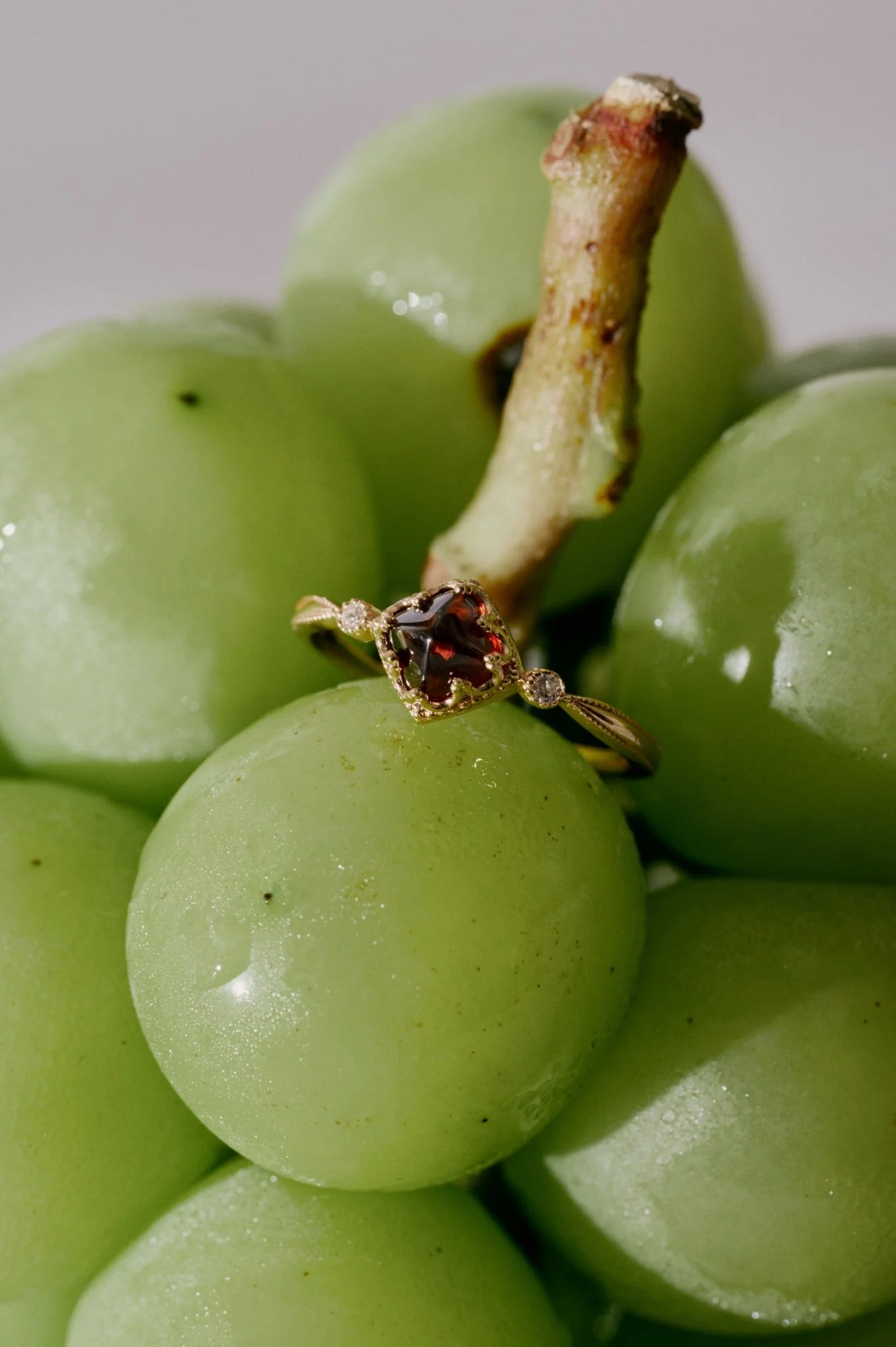 Carena Garnet Ring - Image 8