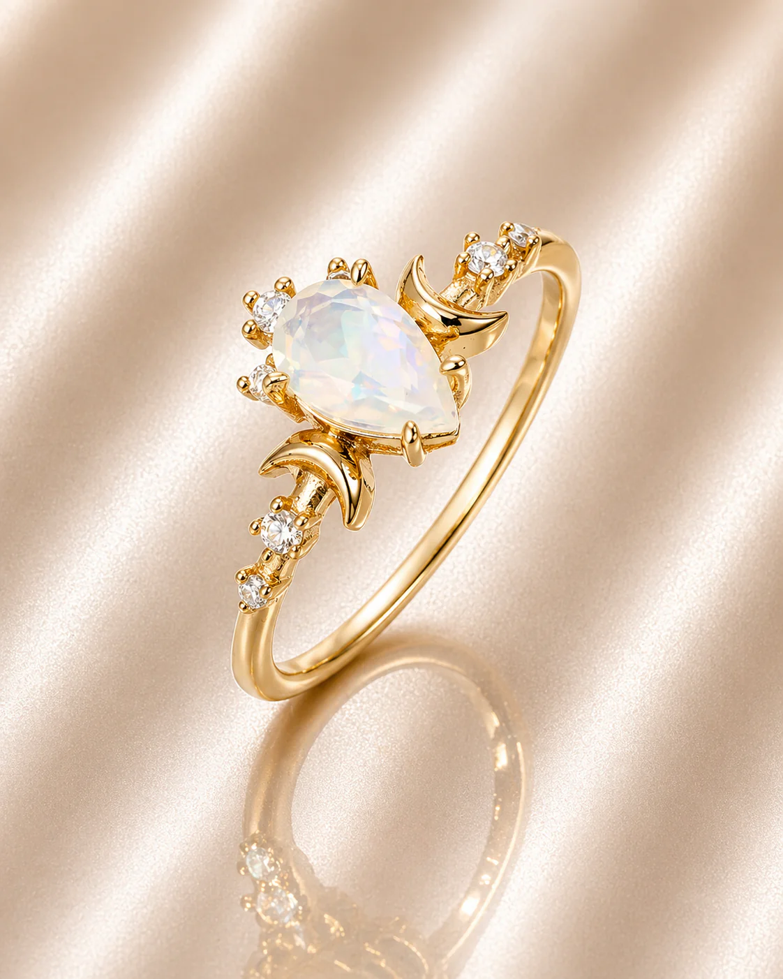 Celestia Moonstone Ring