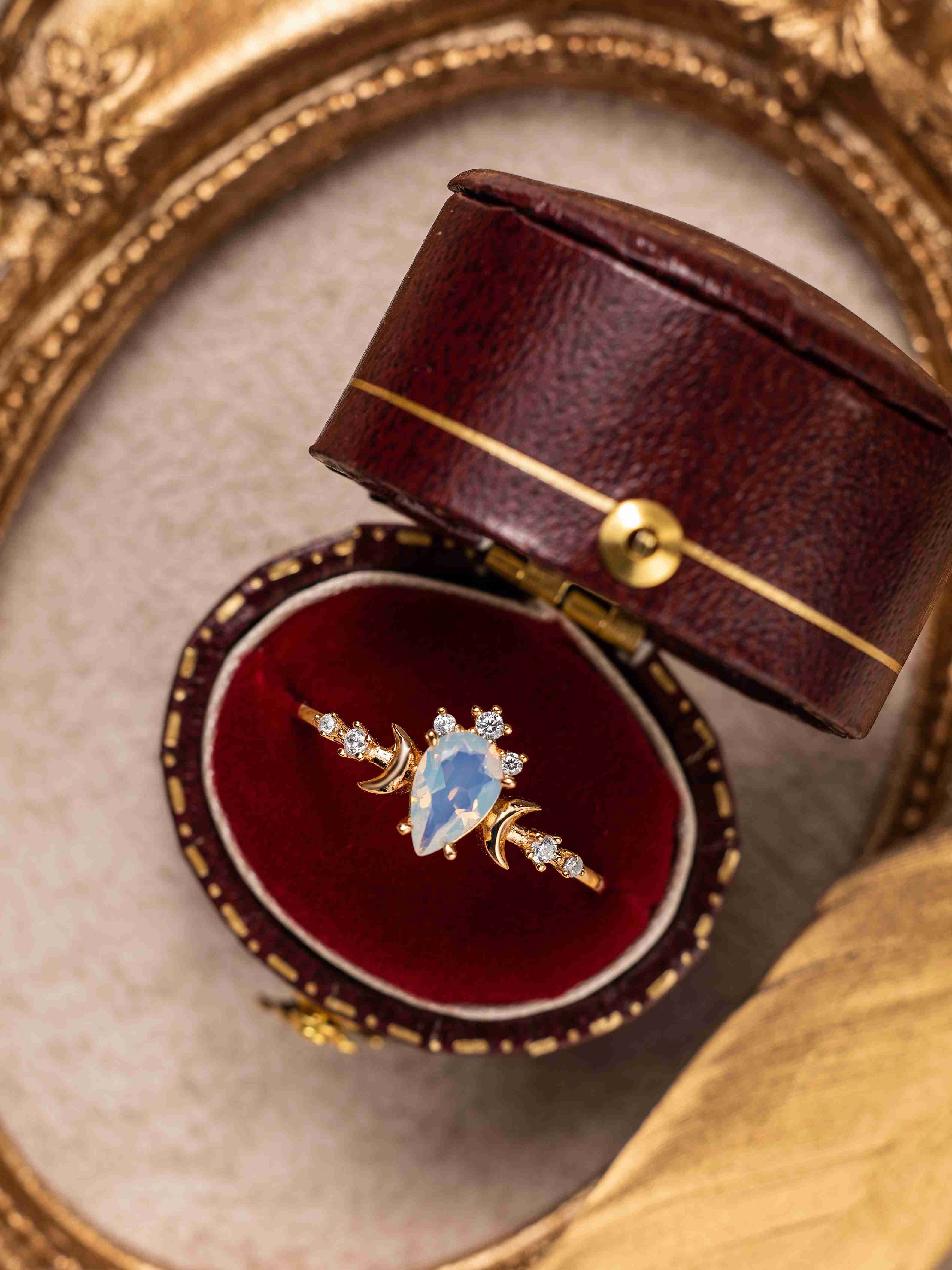 Celestia Moonstone Ring - Image 7