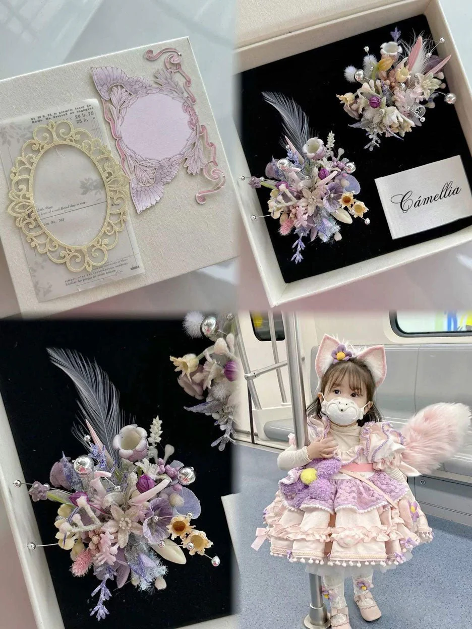 Customized Symbol Flower Corsage Ring - Image 5