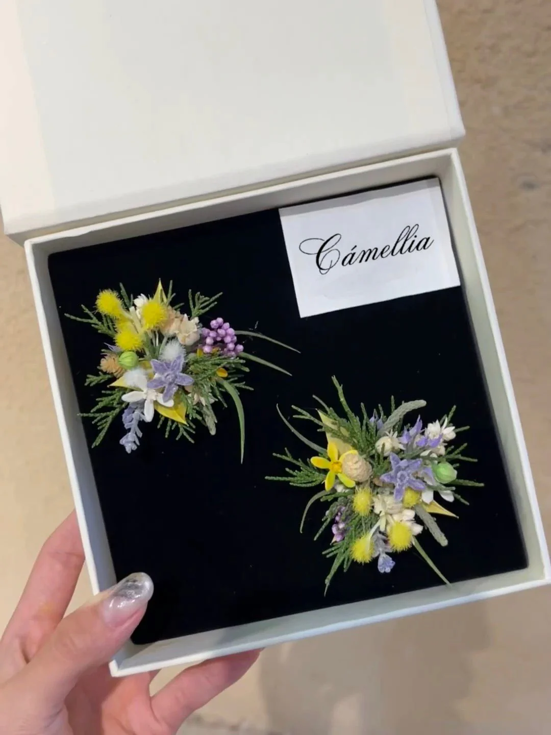 Customized Unique Flower Corsage Ring - Image 10