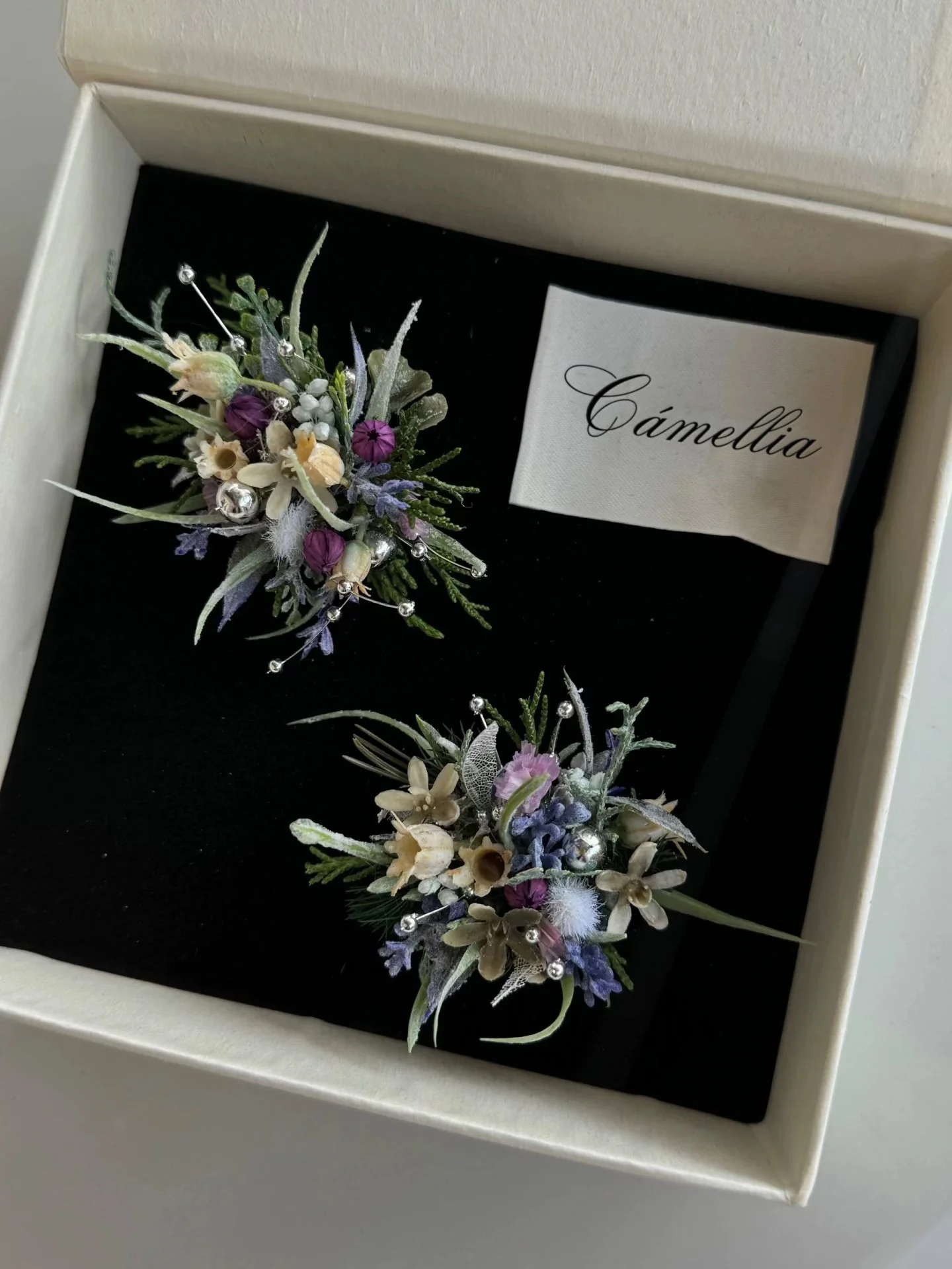 Customized Unique Flower Corsage Ring - Image 13