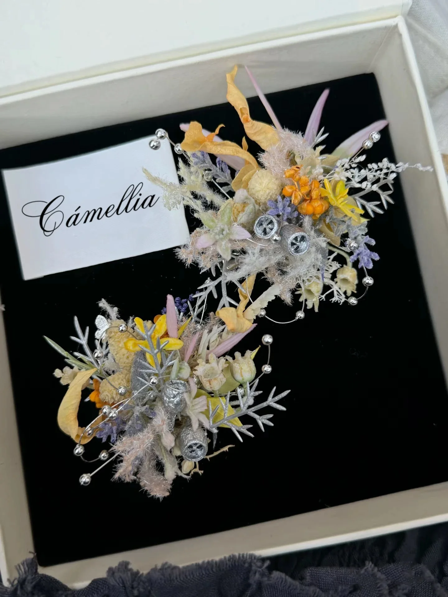 Customized Unique Flower Corsage Ring - Image 15