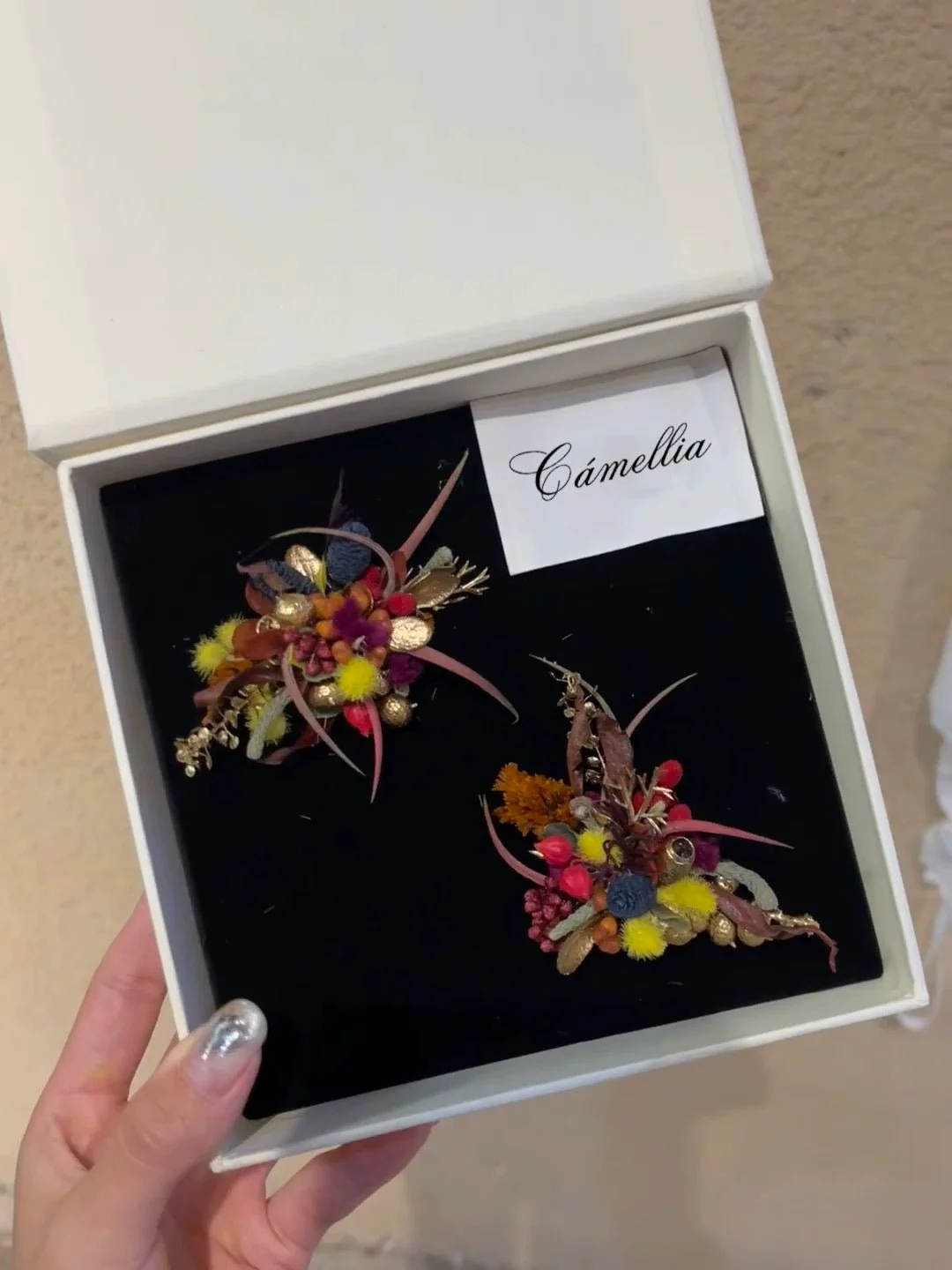 Customized Unique Flower Corsage Ring - Image 8