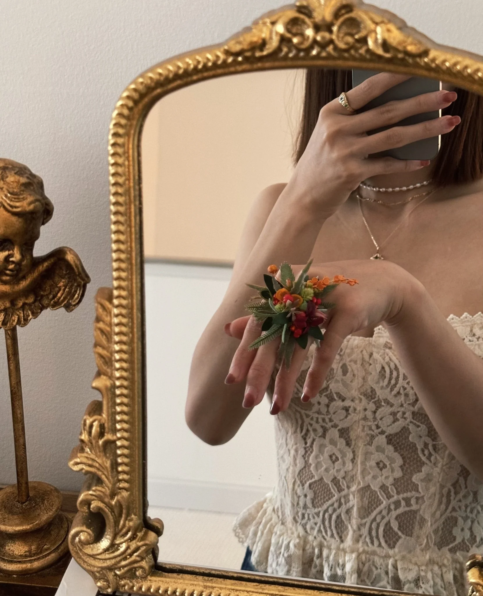 Customized Flower Corsage Ring - Image 6