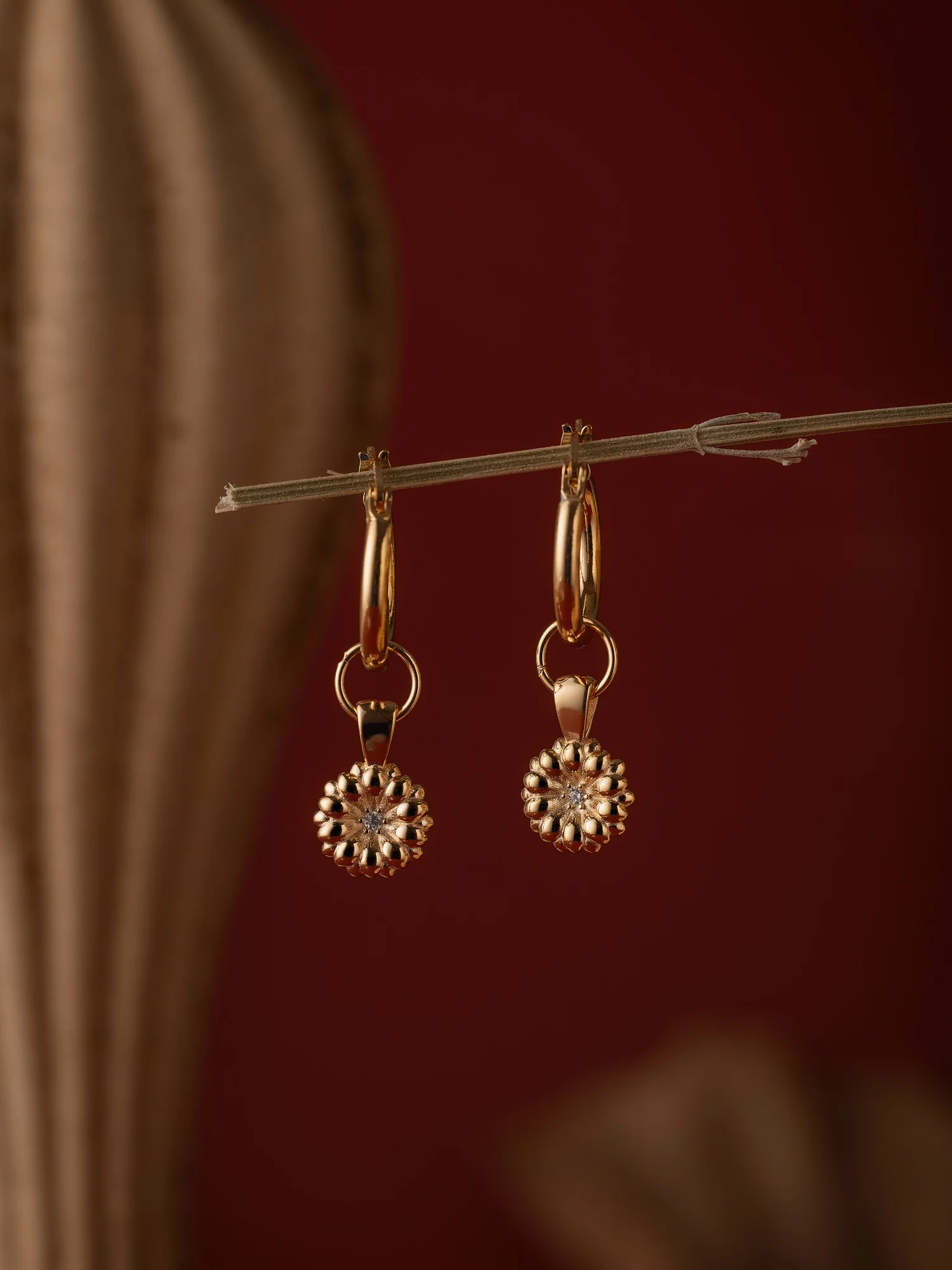 Elsa Daisy Diamond Earrings - Image 6