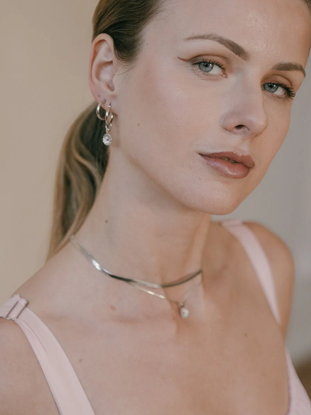 Elsa Peony Sapphire Earrings - Image 2