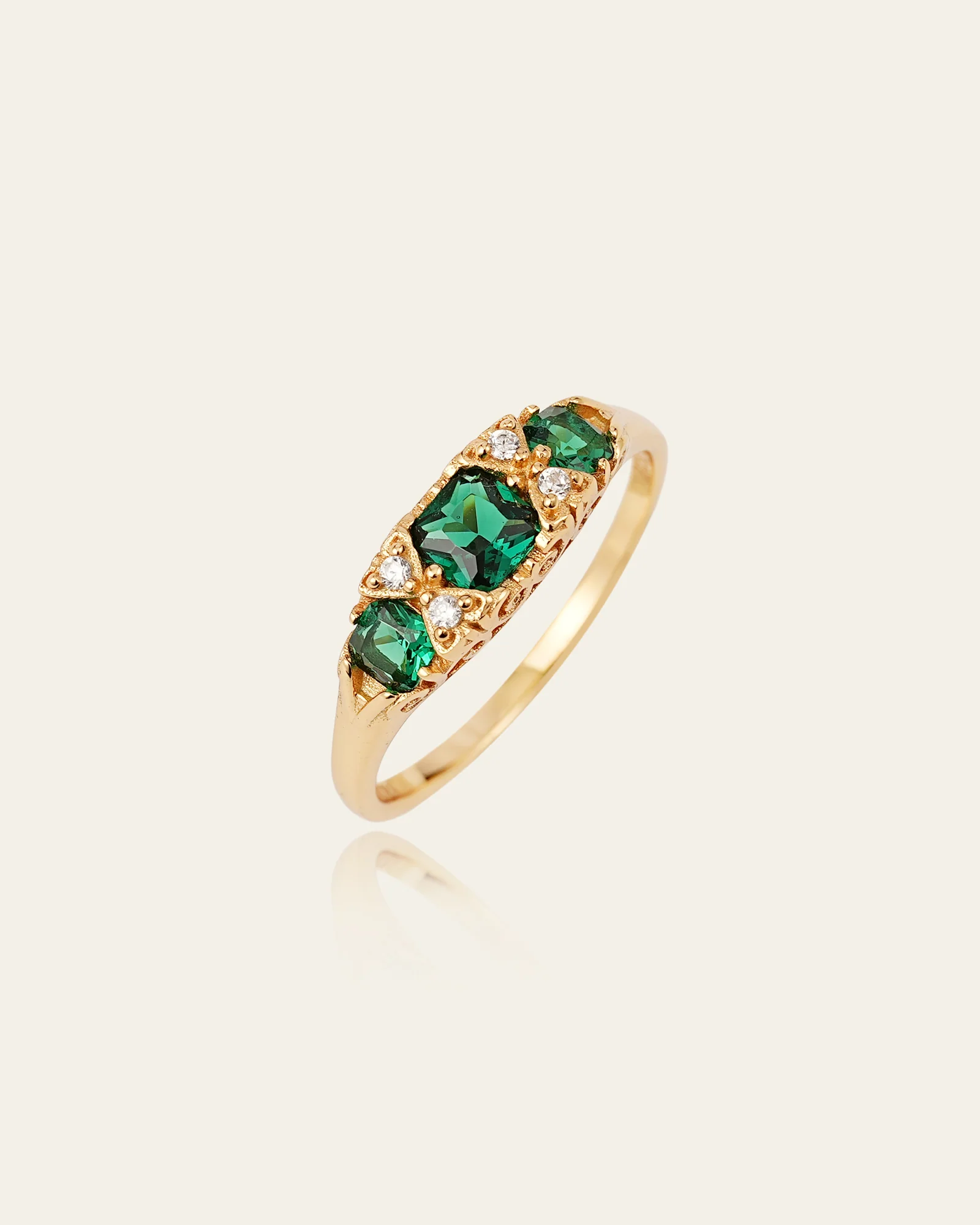 Emerald Path Ring
