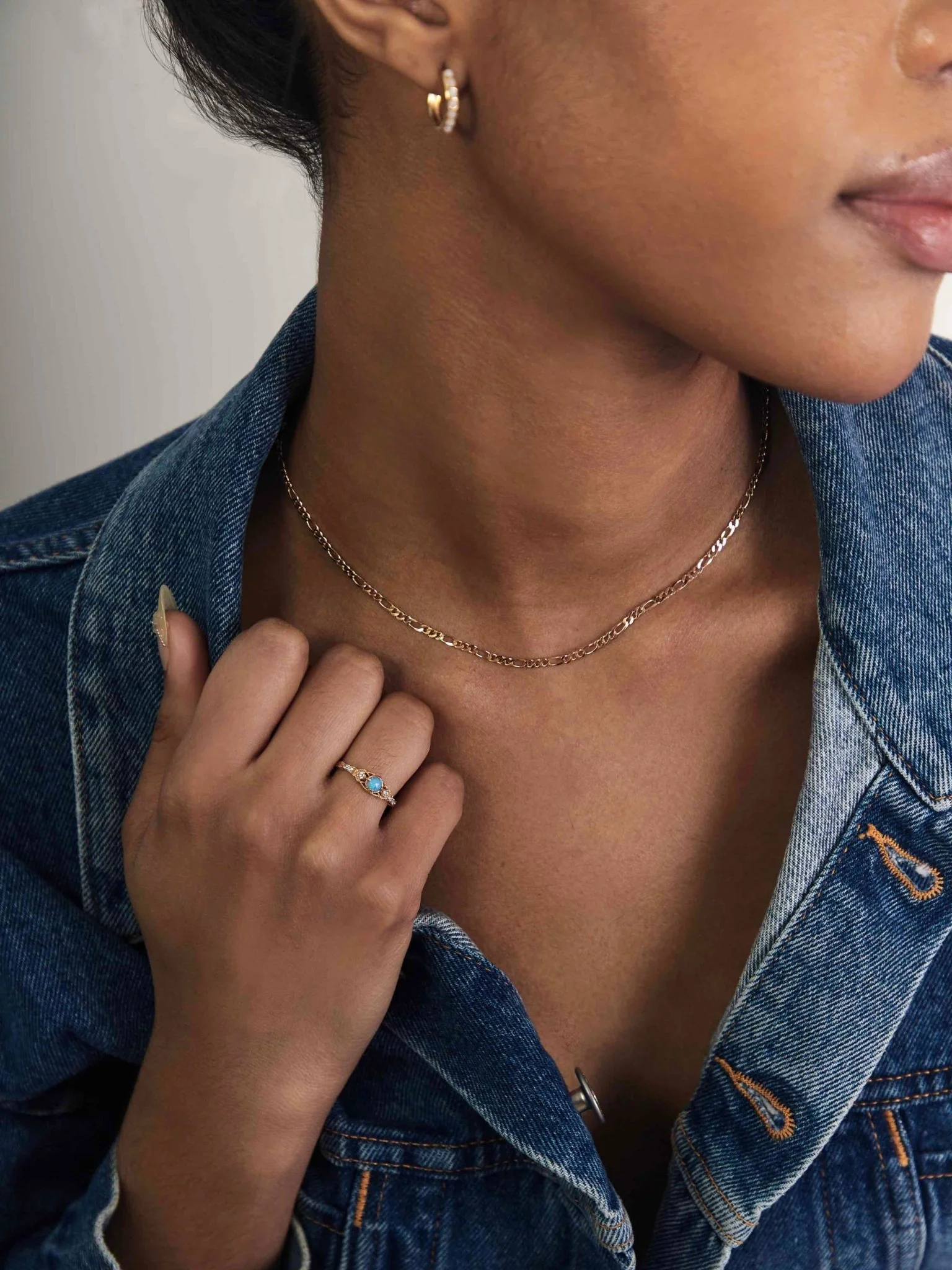 Figaro Chain Necklace - Image 4