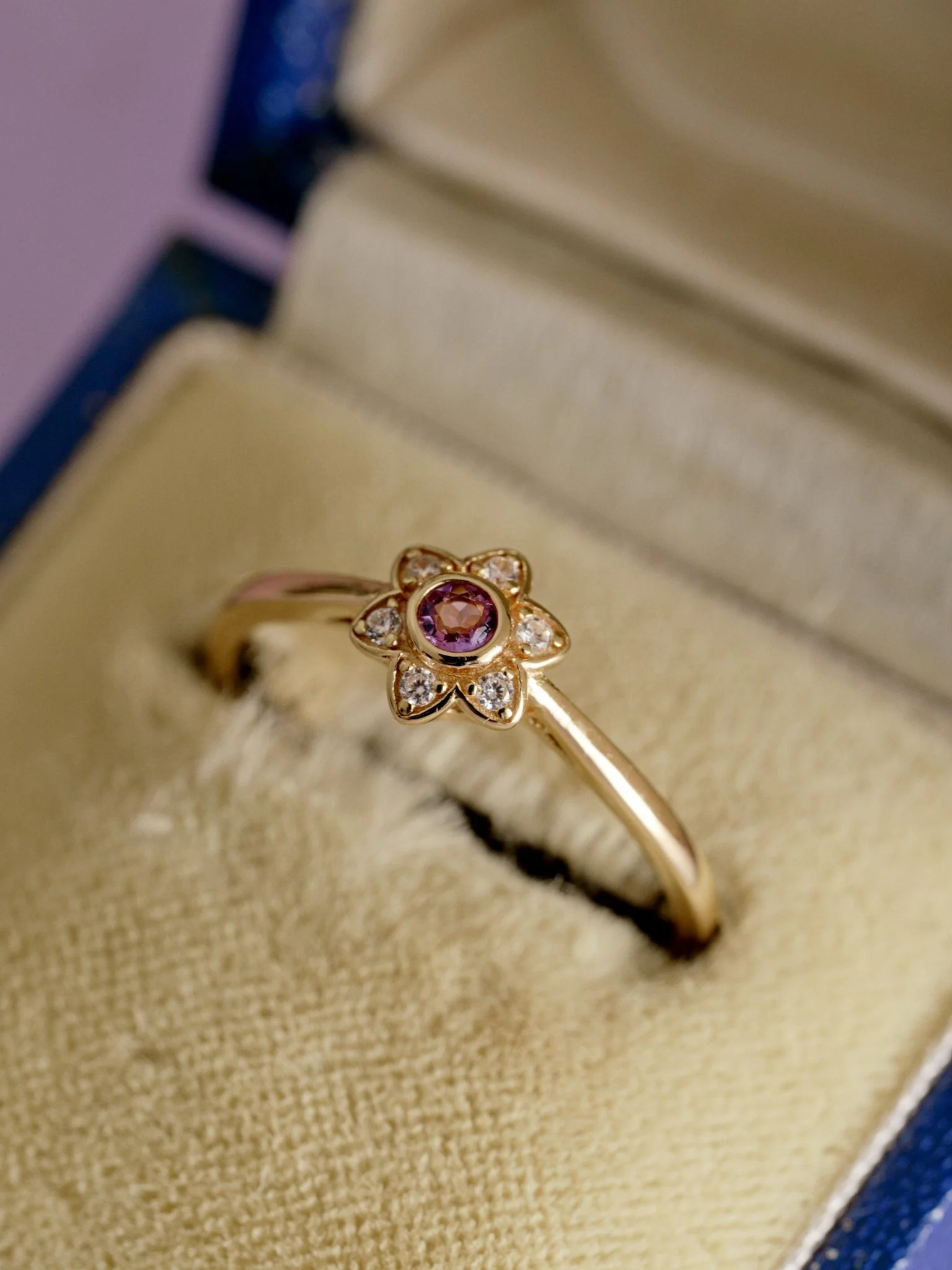 Fleur Lumiere Amethyst Ring - Image 2