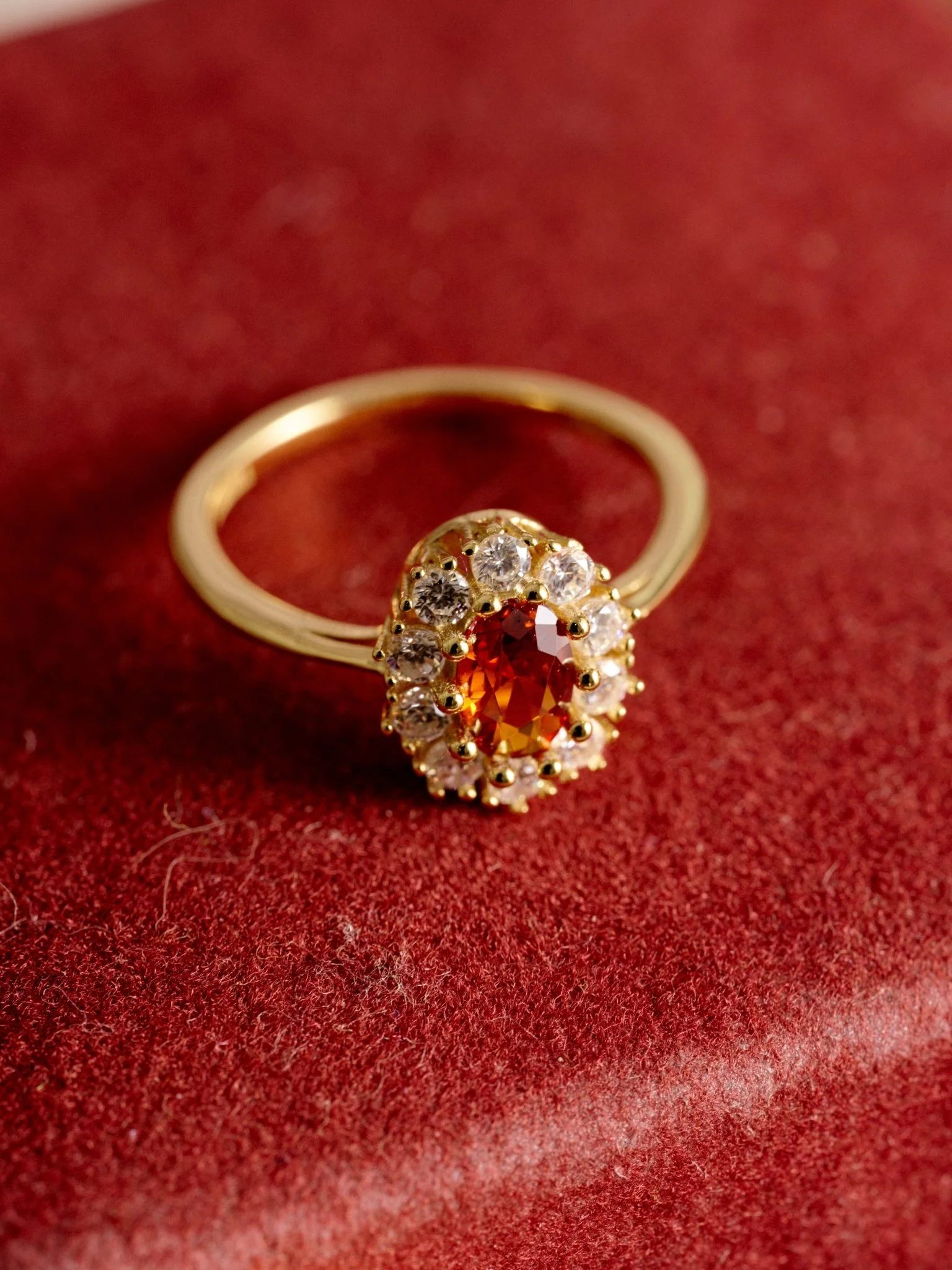 Garnet Couronne Ring - Image 3