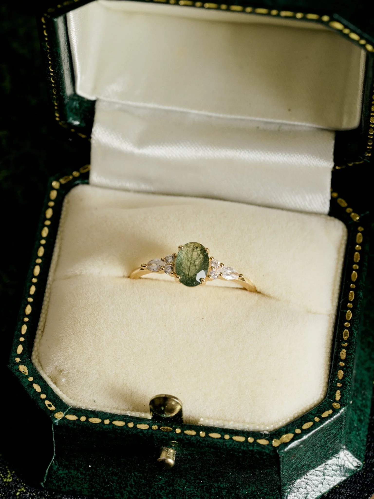 Green Rutilated Quartz Ring - Image 2