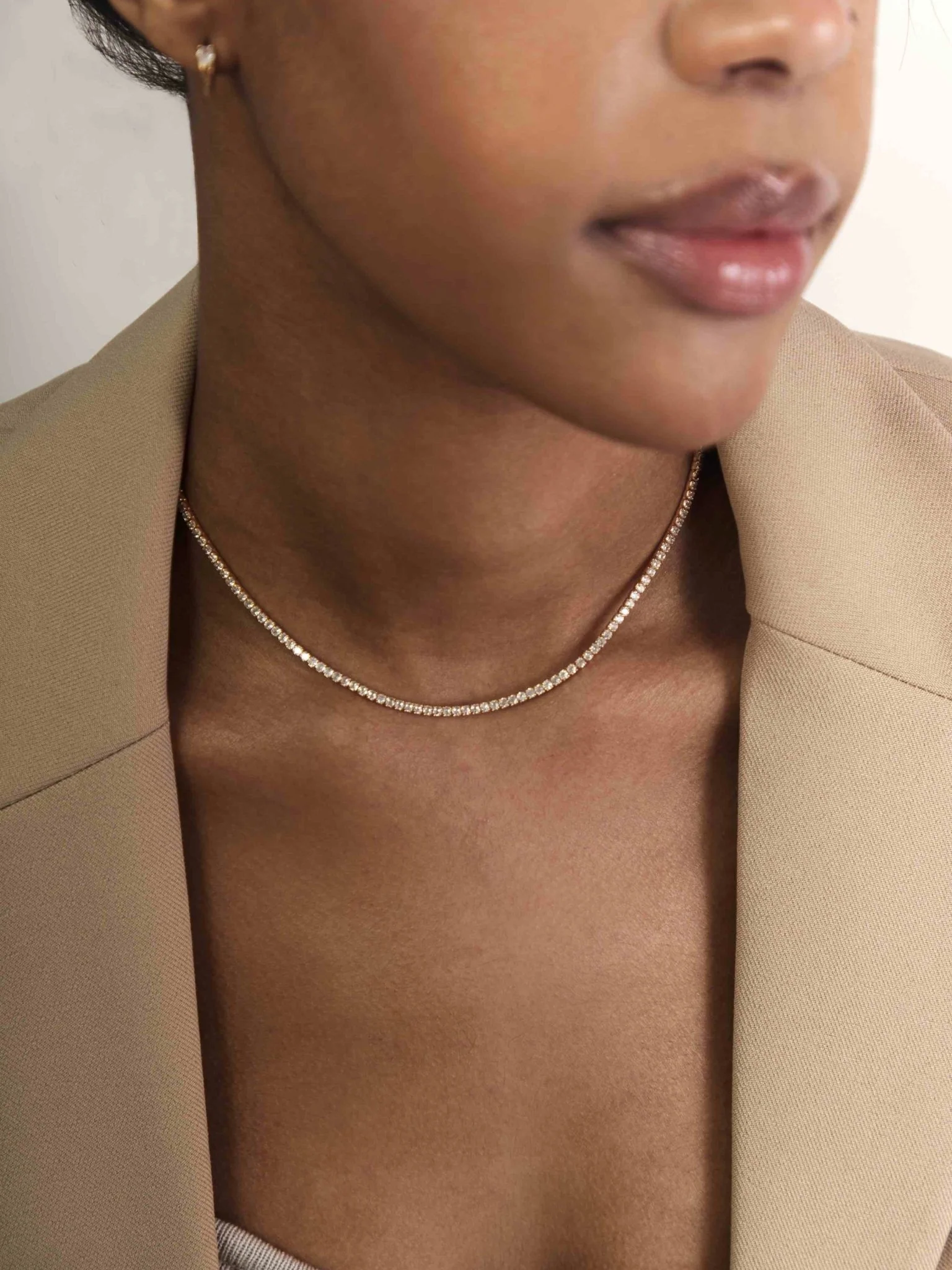 Tennis Chain Necklace - Image 3