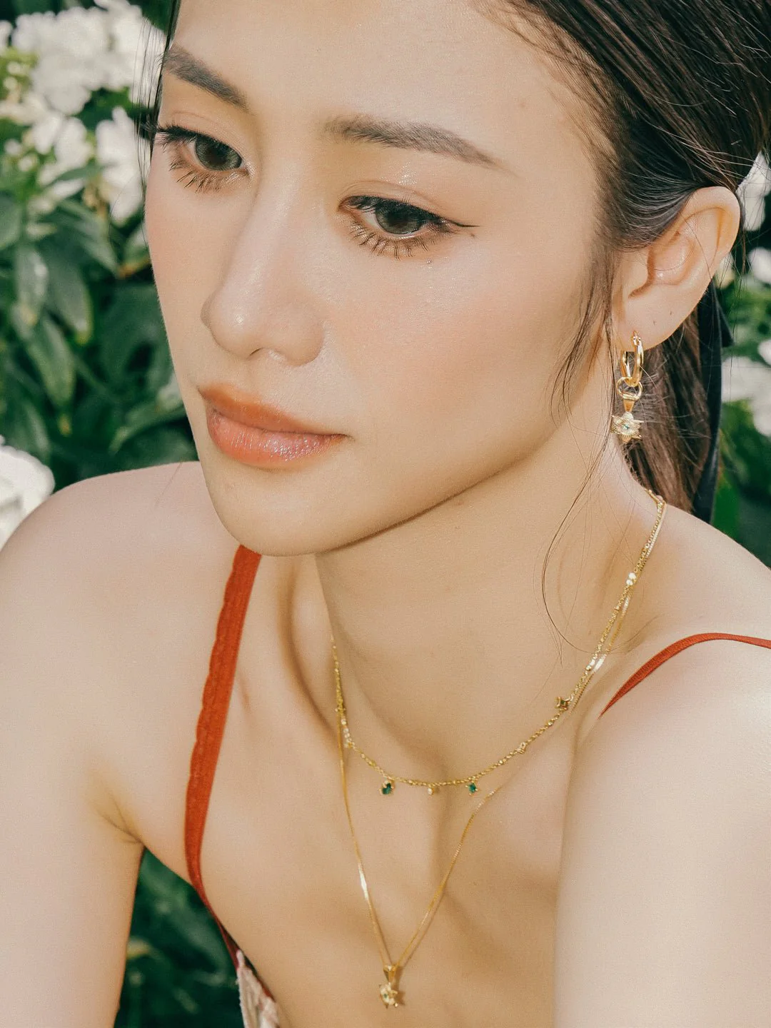 Elsa Lily Emerald Earrings - Image 7