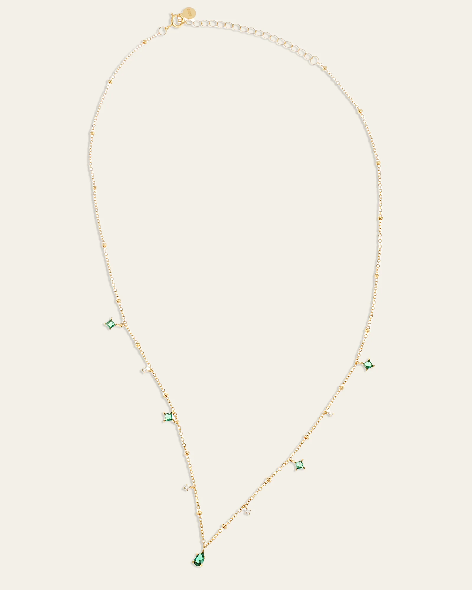 Moren Emerald Diamond Necklace - Image 12