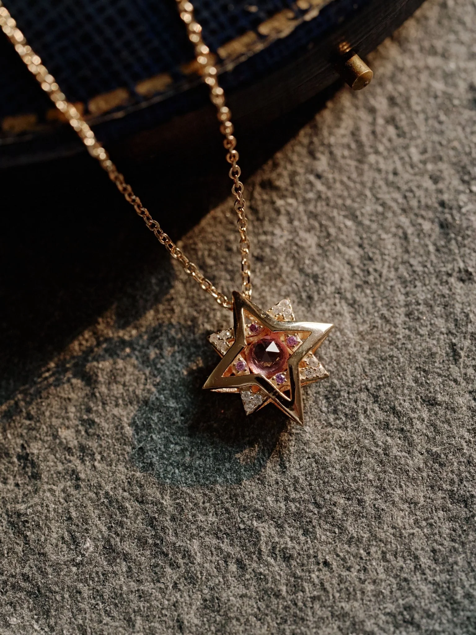 New York Amethyst Pentagram Necklace - Image 2