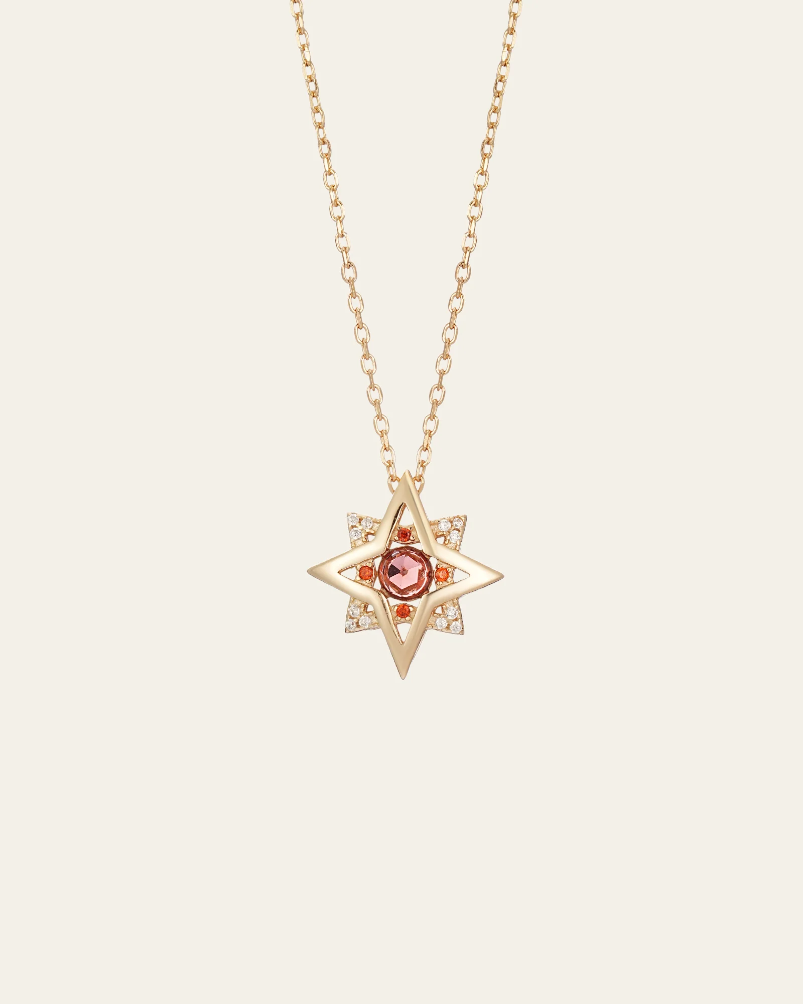 New York Birthstone Pentagram Necklaces - Image 21