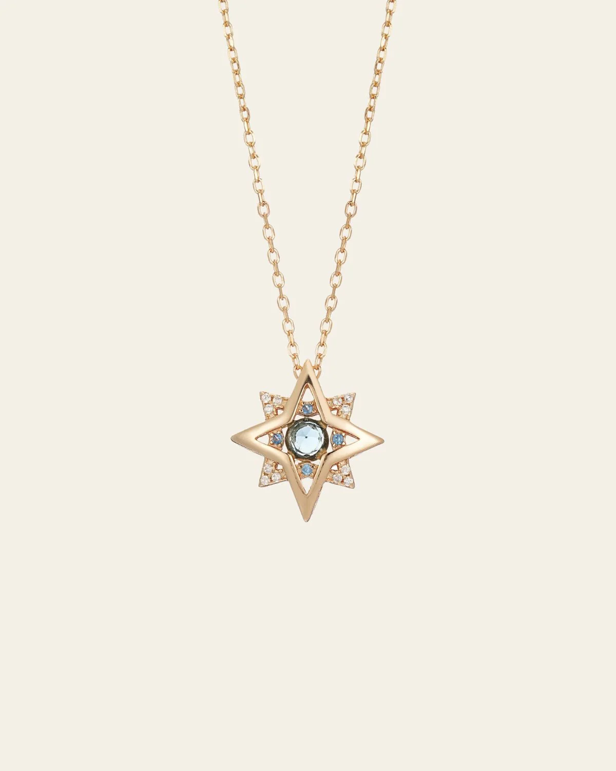 New York Birthstone Pentagram Necklaces - Image 31