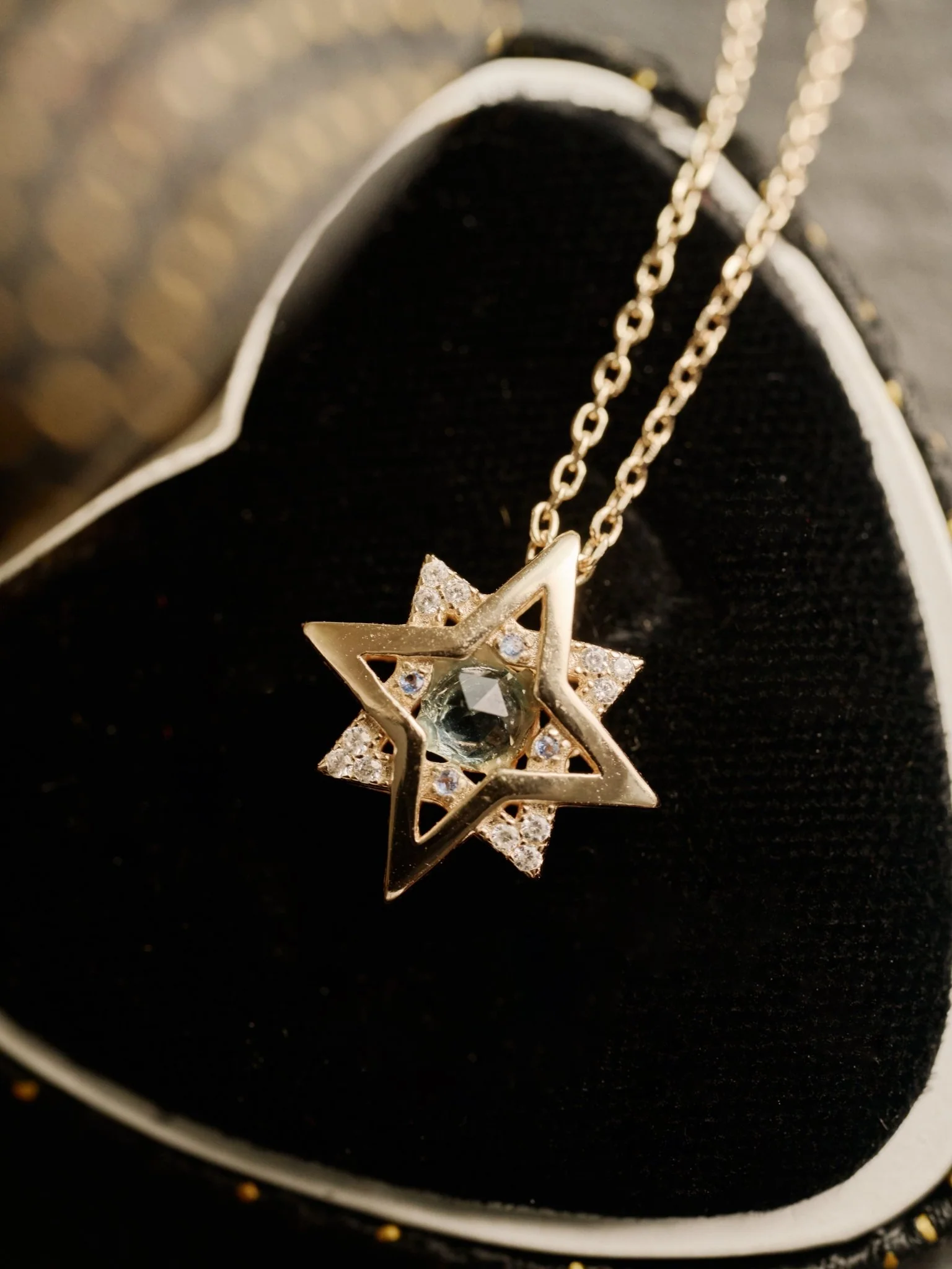 New York Birthstone Pentagram Necklaces - Image 6