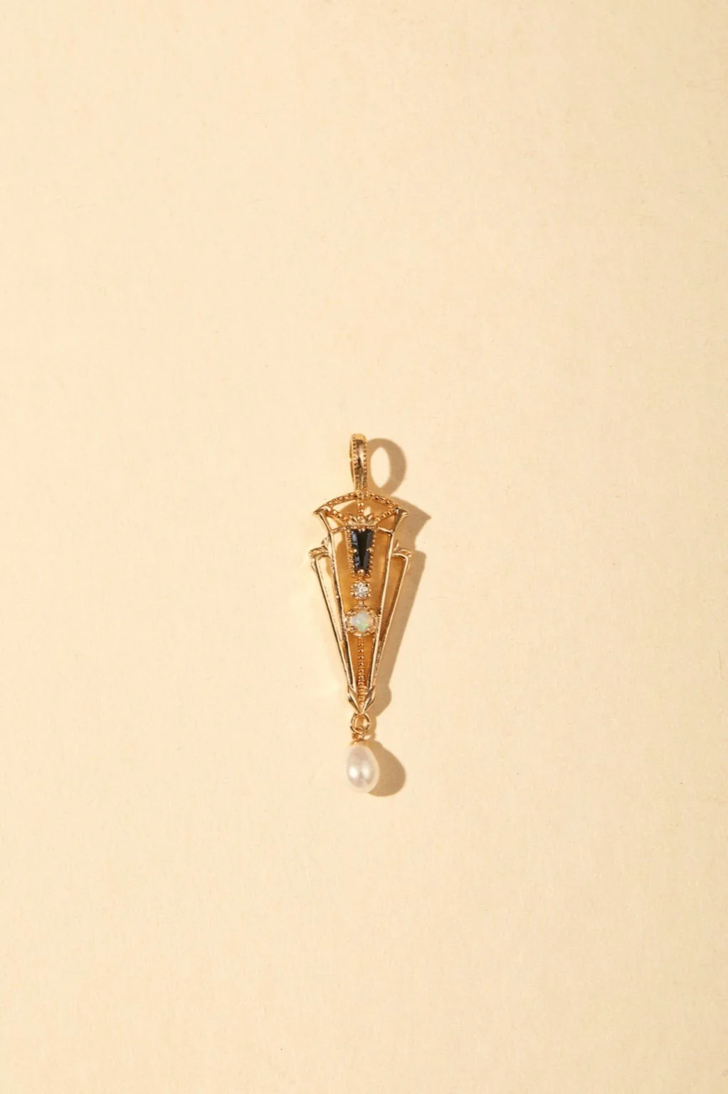 Nocturne Opal Pearl Necklace - Image 3