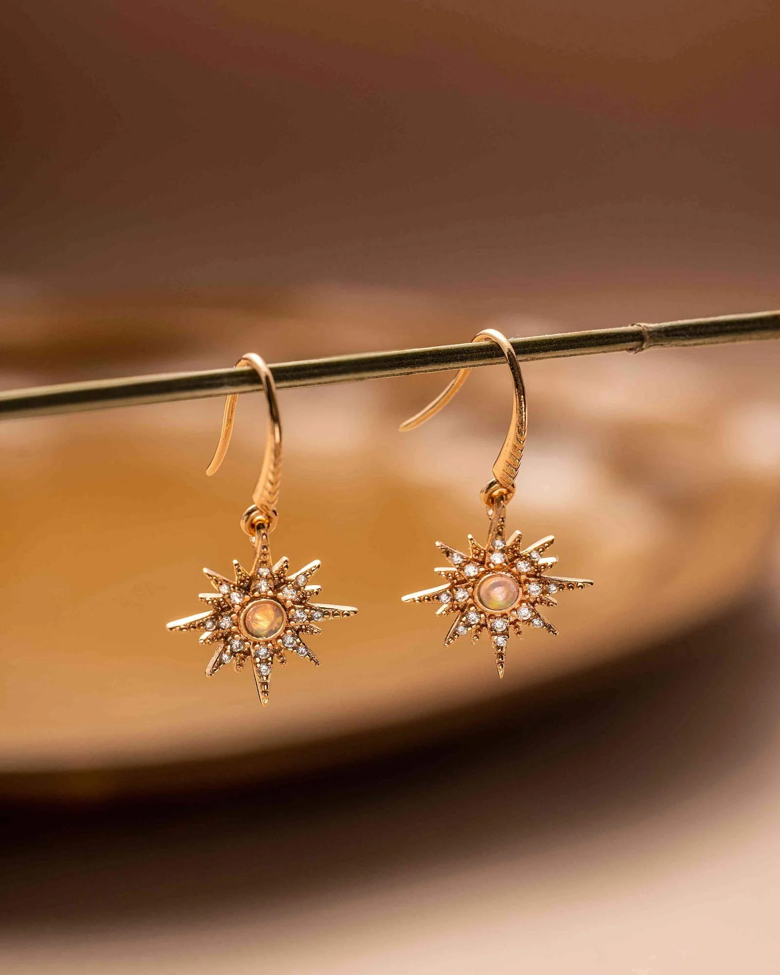 Stella Radiance Opal Dangle Earrings - Image 5