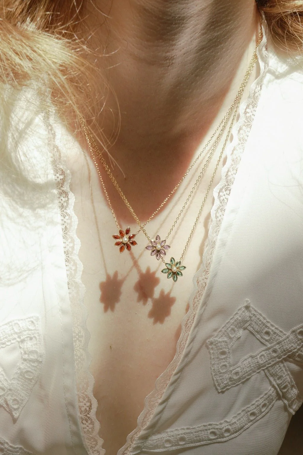 Cámellia Amethyst Pearl Necklace - Image 4