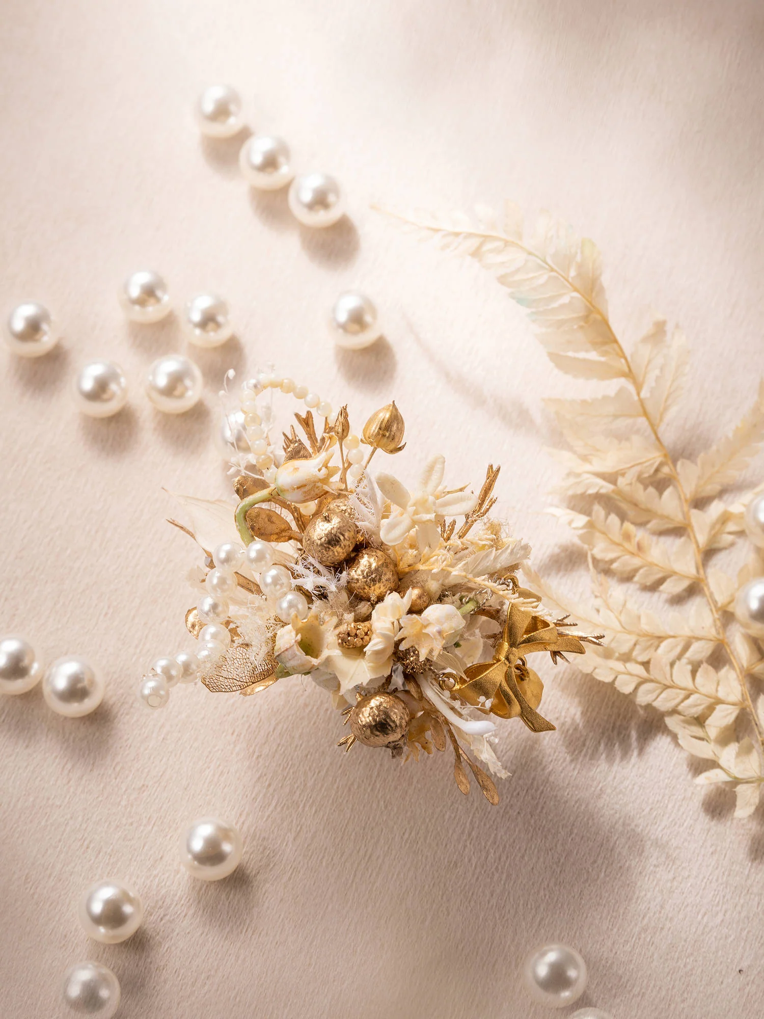 Pearl Flower Corsage Ring - Image 3