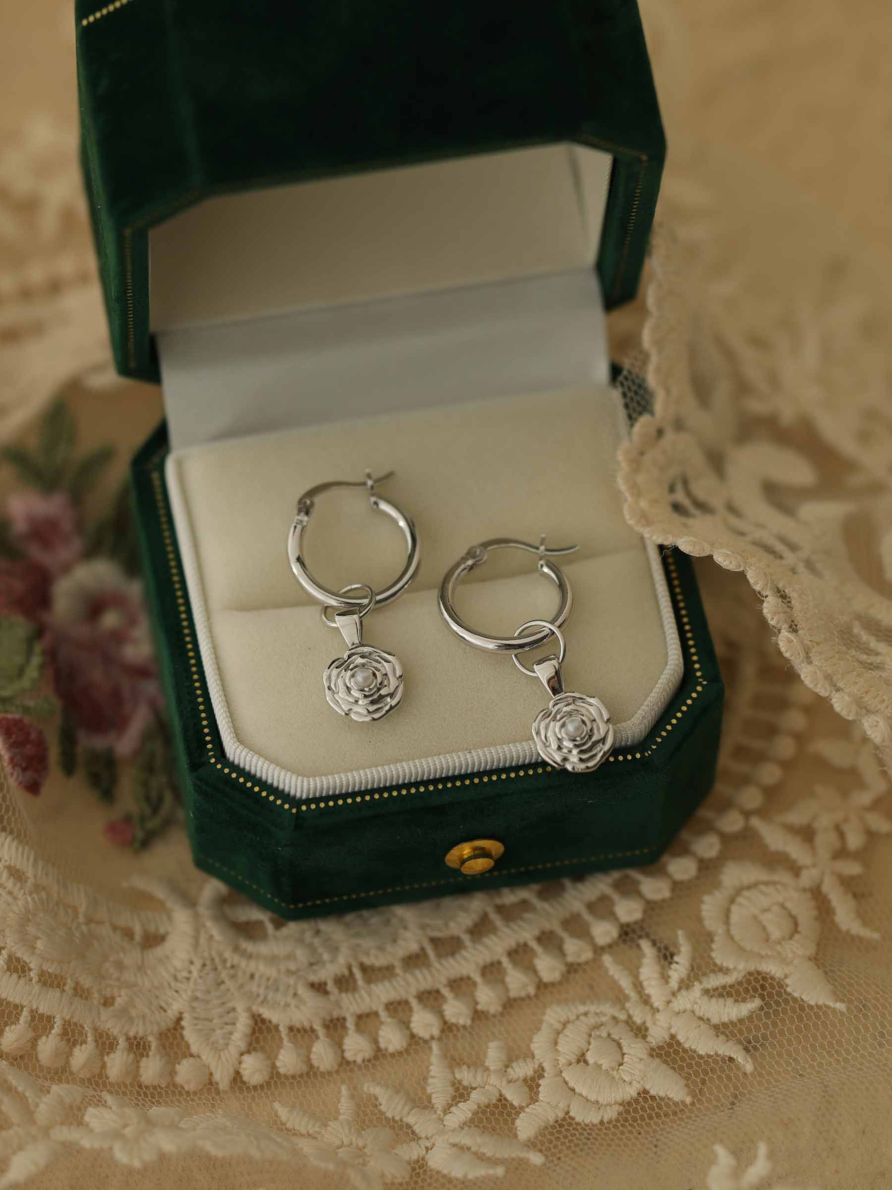 Elsa Rose Pearl Earrings - Image 11