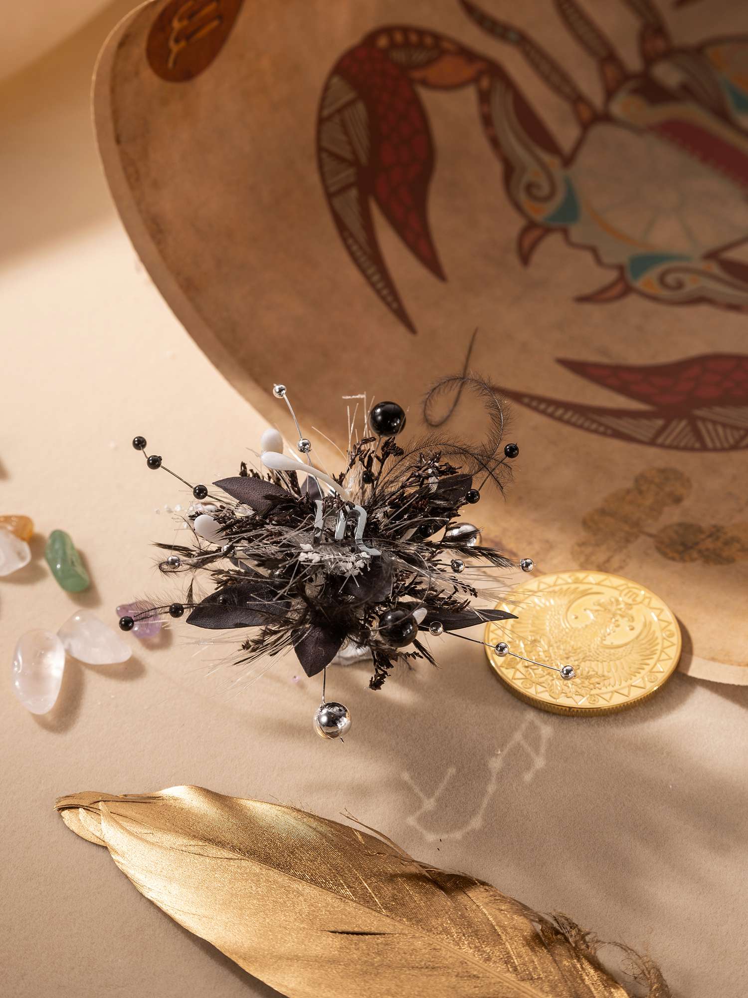 Scorpio Flower Corsage Ring - Image 4