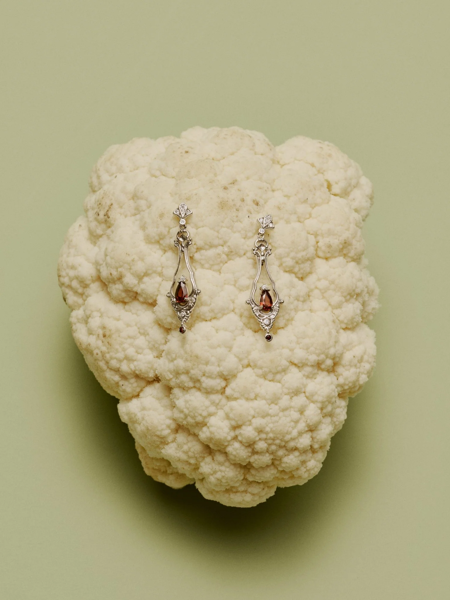 Sophina Garnet Earrings - Image 10