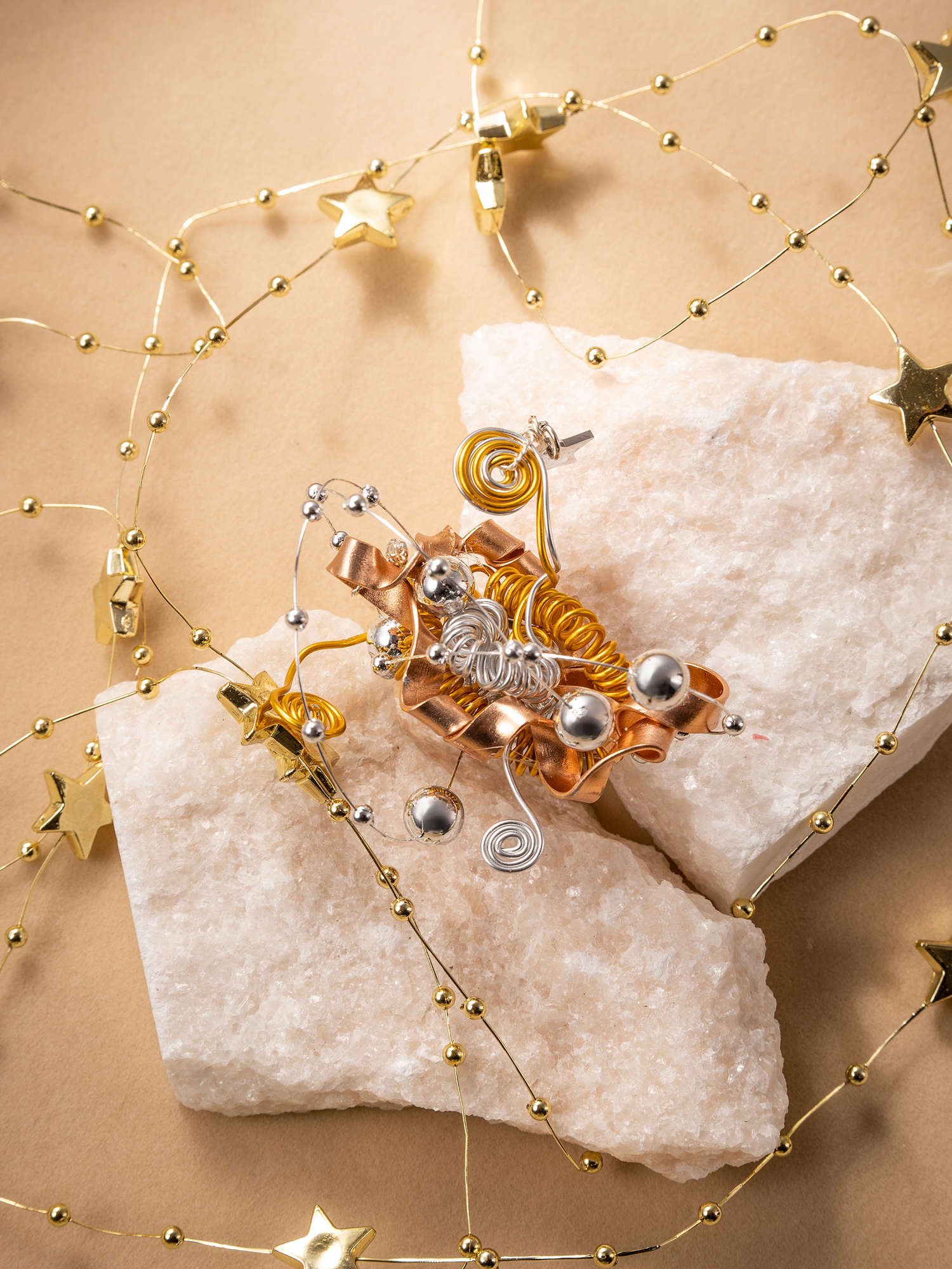 Star Flower Corsage Ring - Image 3