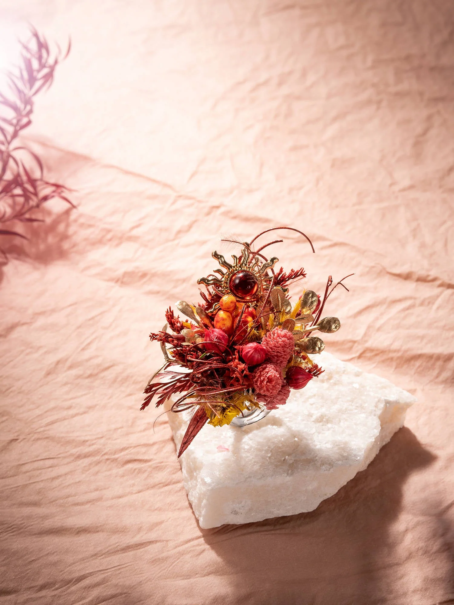 Sun Flower Corsage Ring - Image 3