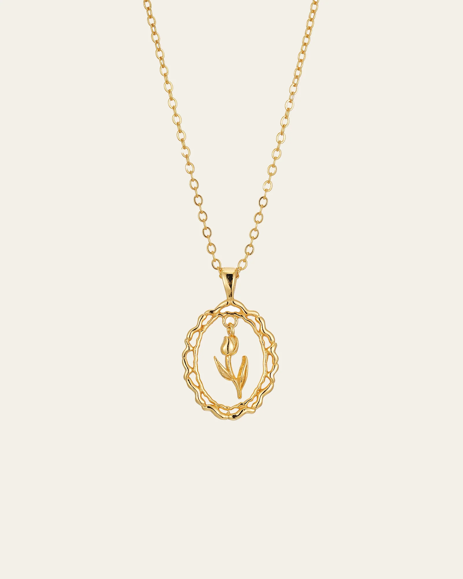 Tulip Flower Necklace - Image 3