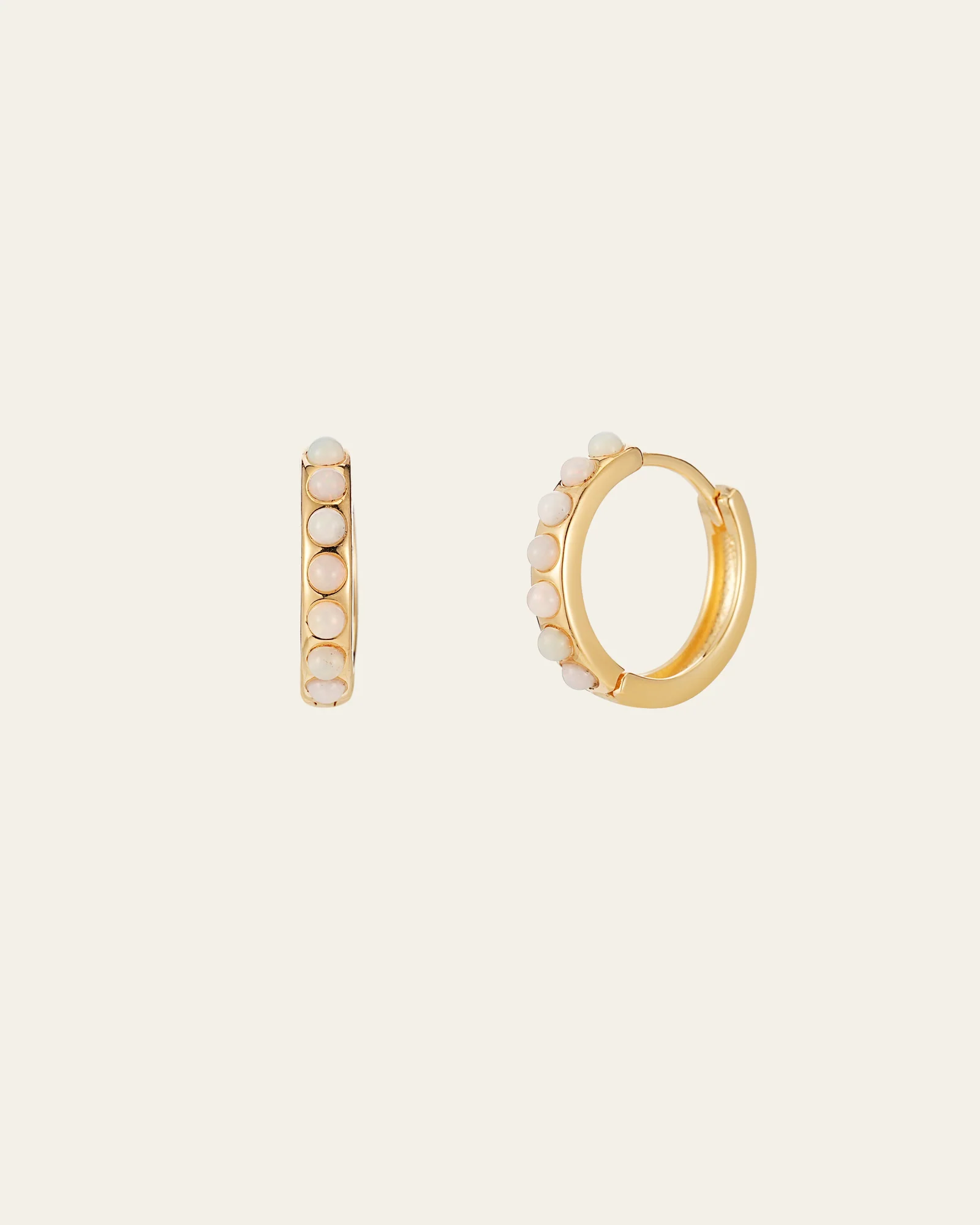 Una Opal Hoops