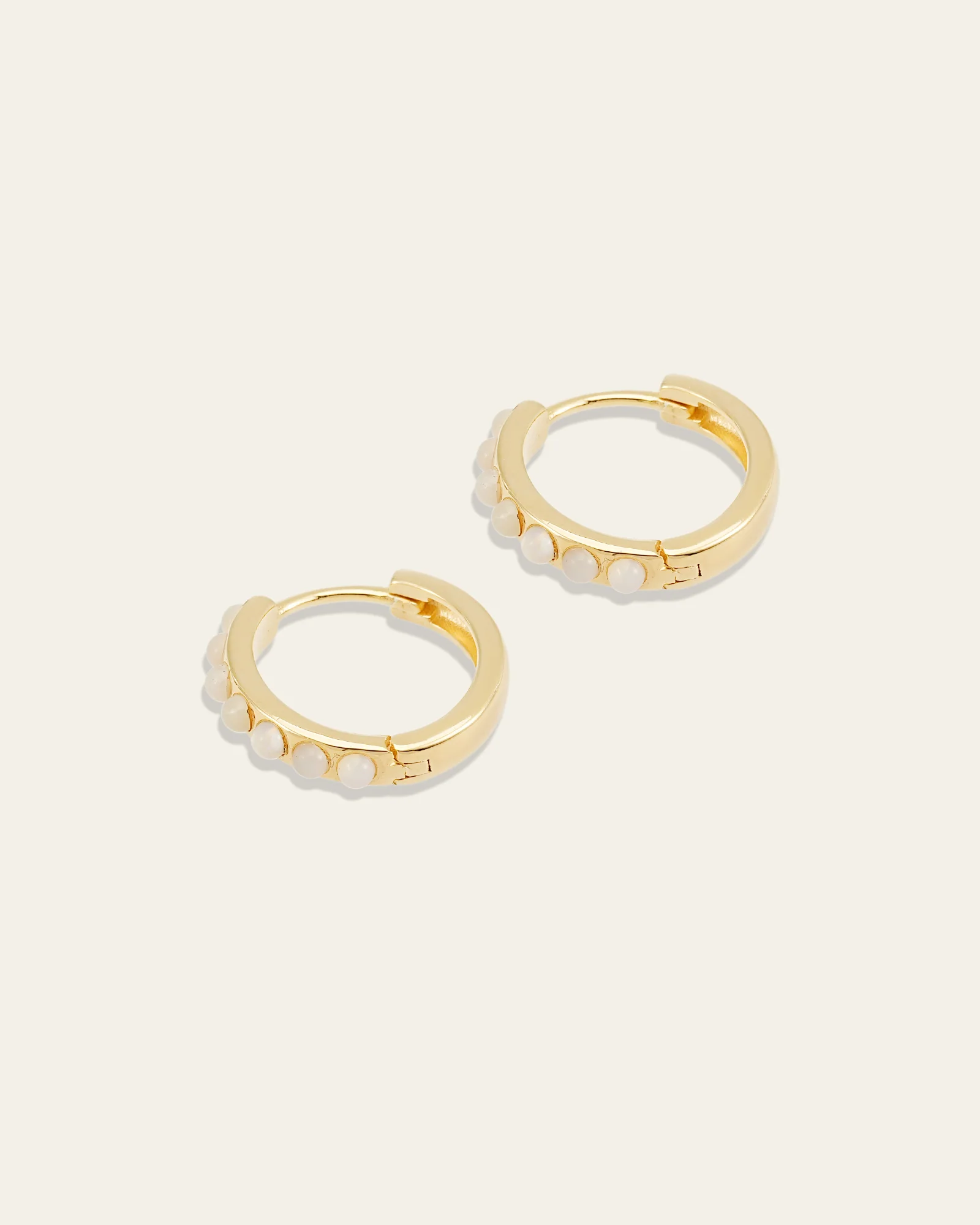 Una Opal Hoops - Image 7