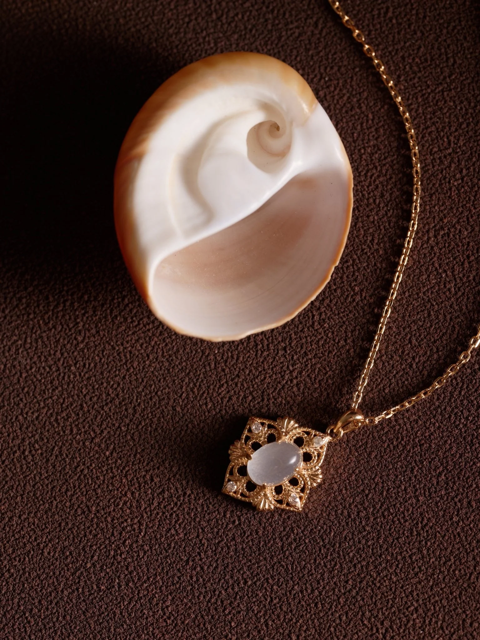Capri Moonstone Necklace - Image 5