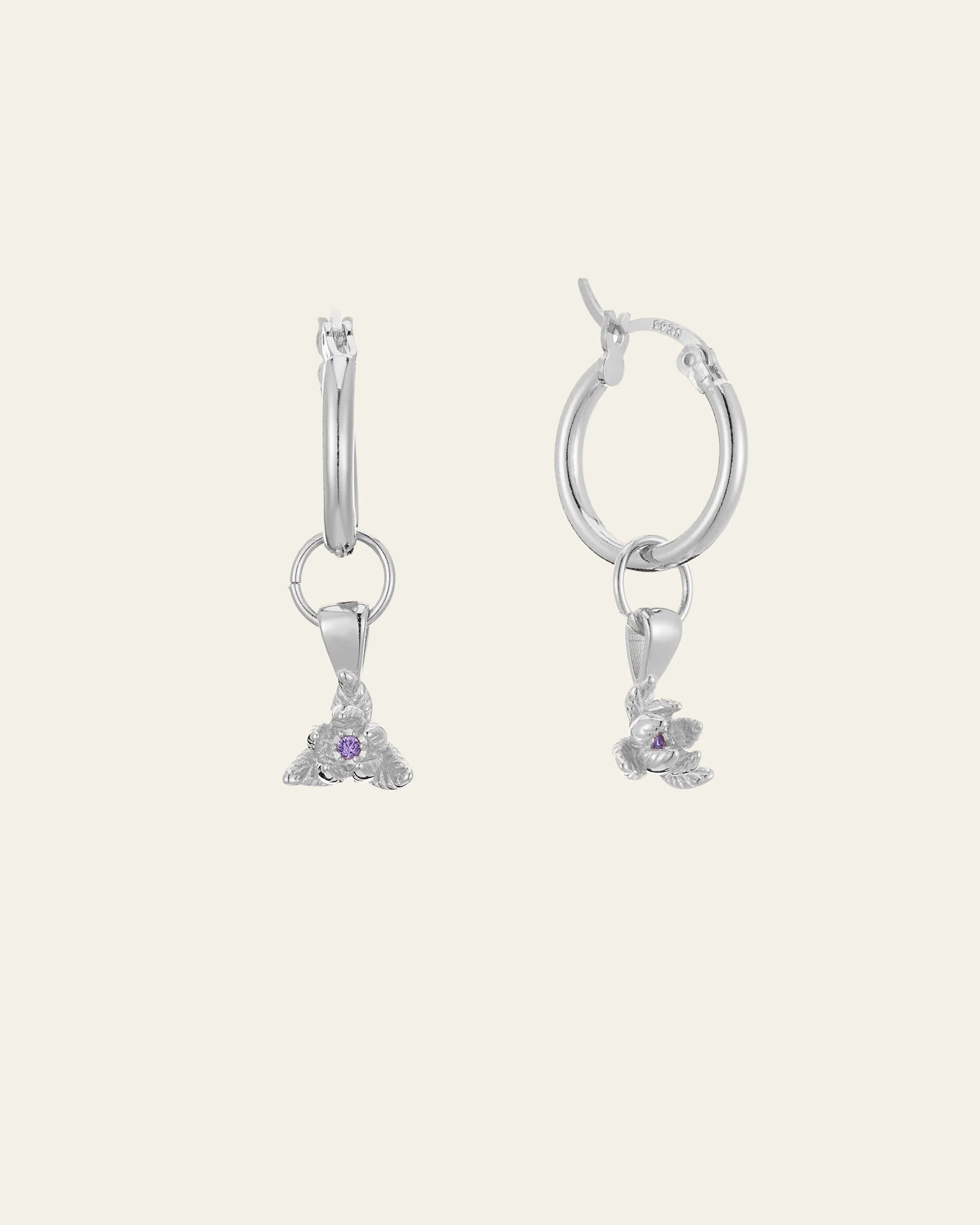 Elsa Violet Amethyst Earrings - Image 4