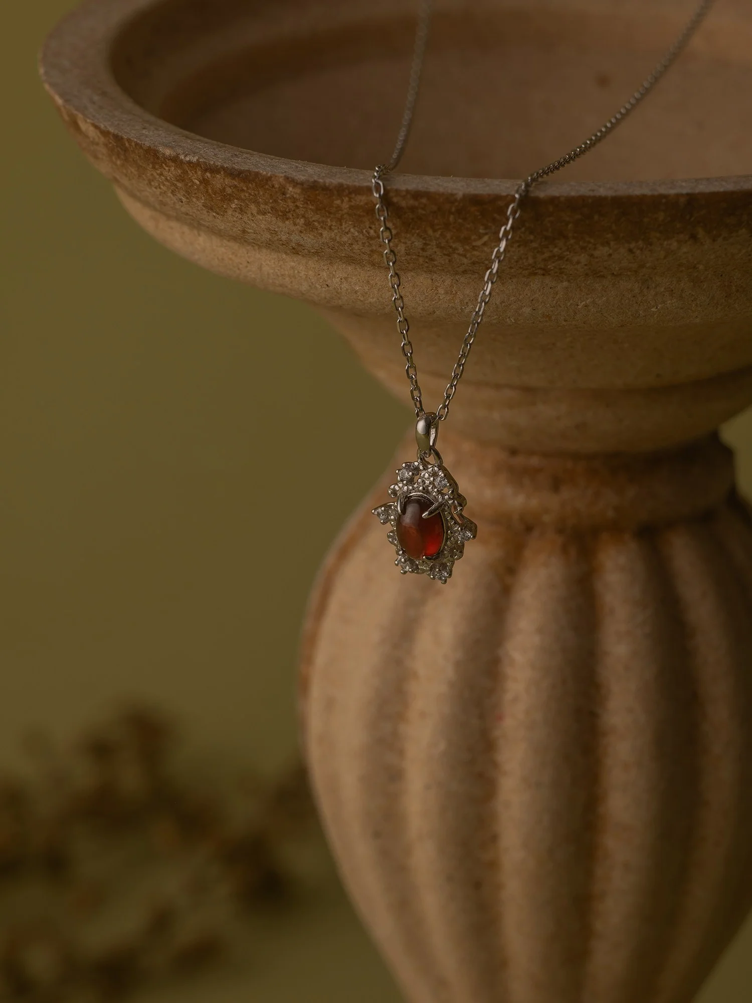 Vivien Garnet Necklace - Image 6